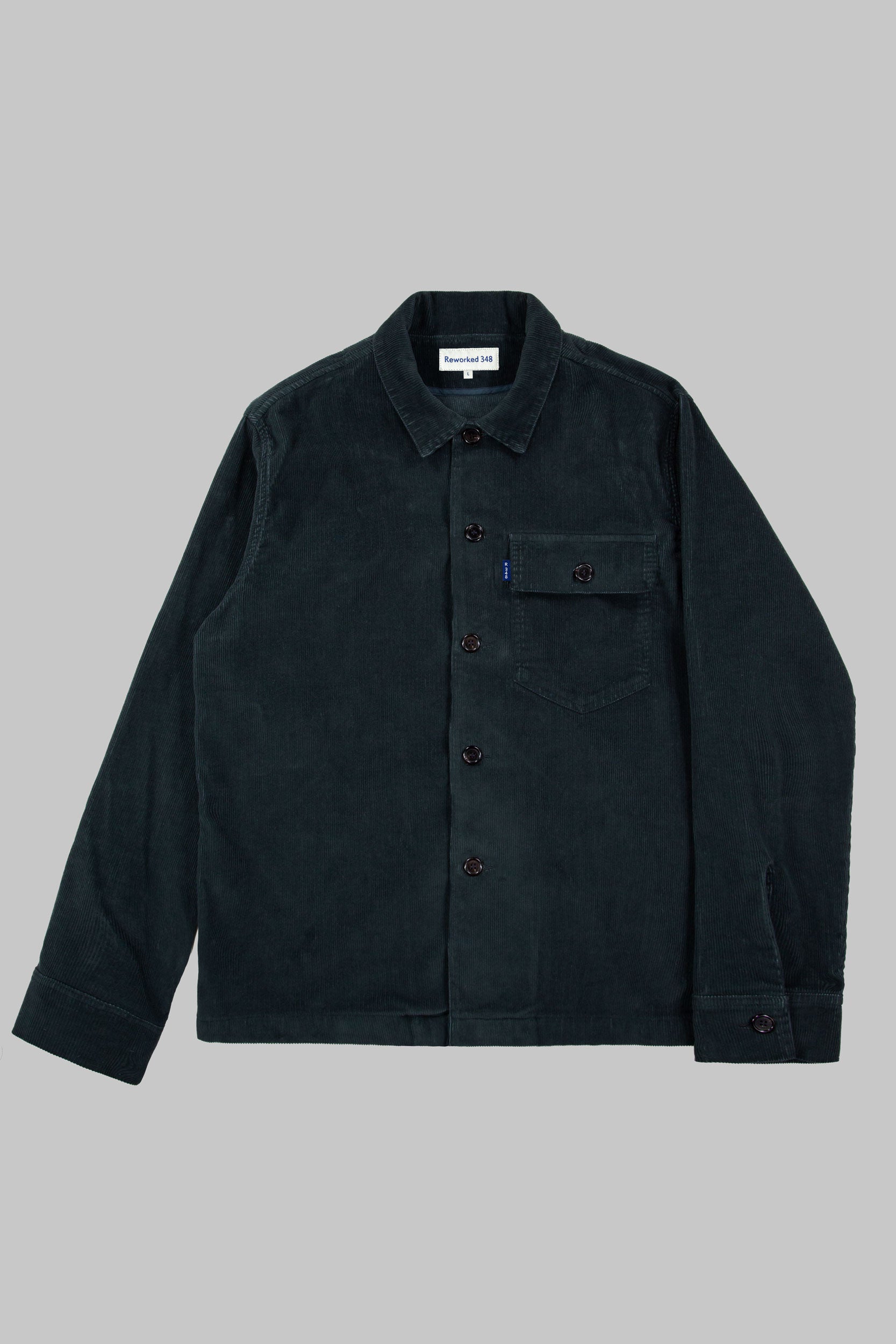 Darley Corduroy Overshirt Military Blue