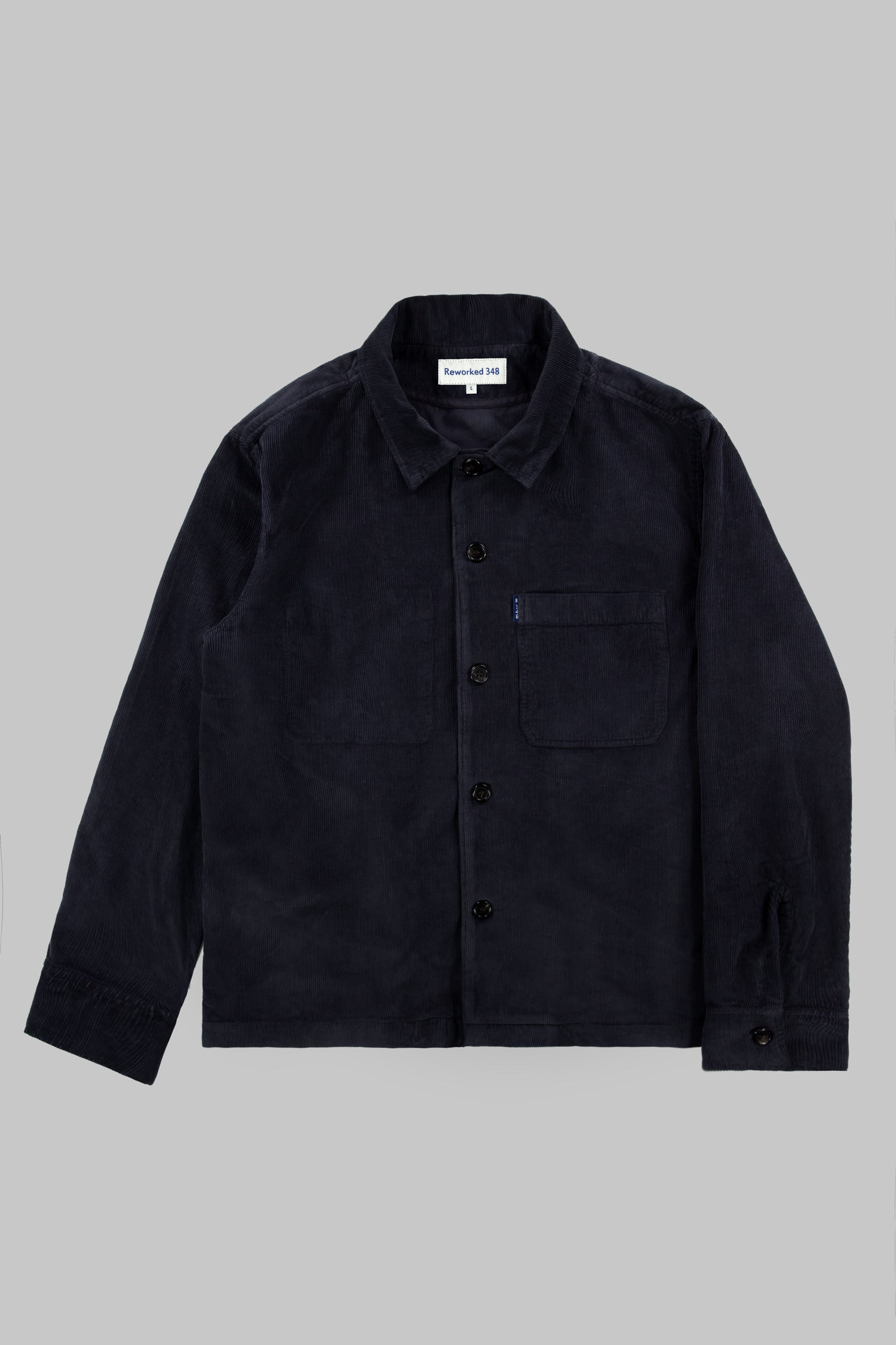 Mills Corduroy Overshirt Navy Blue