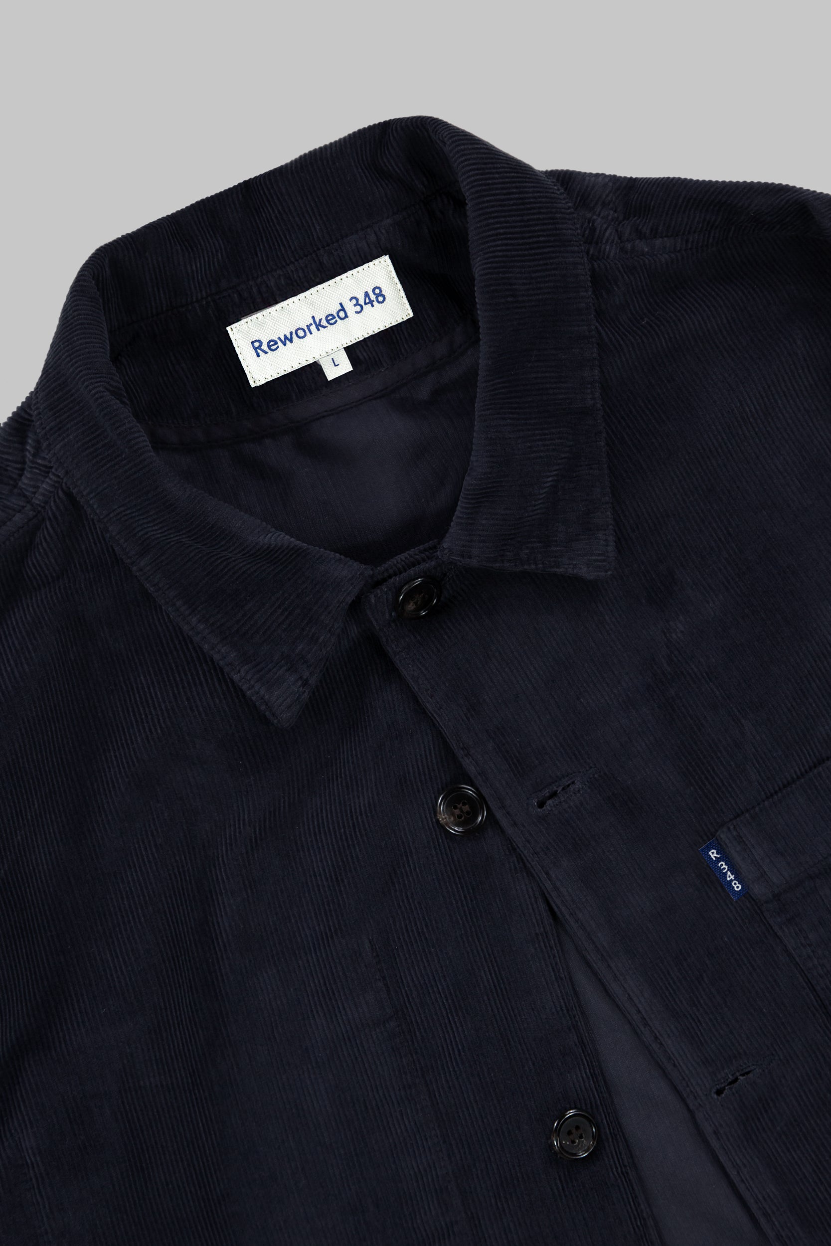 Mills Corduroy Overshirt Navy Blue