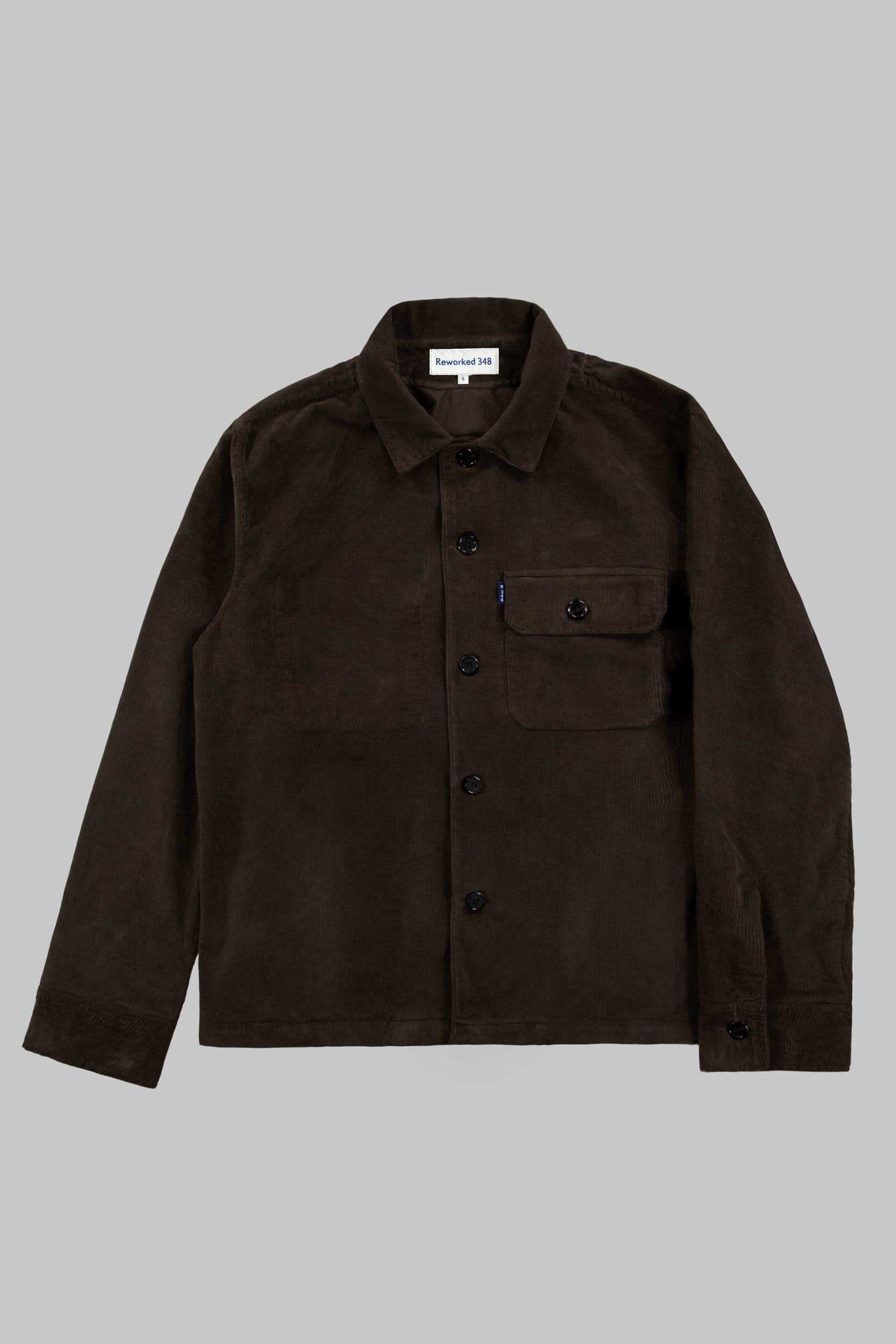 Darley Corduroy Overshirt Choco Brown