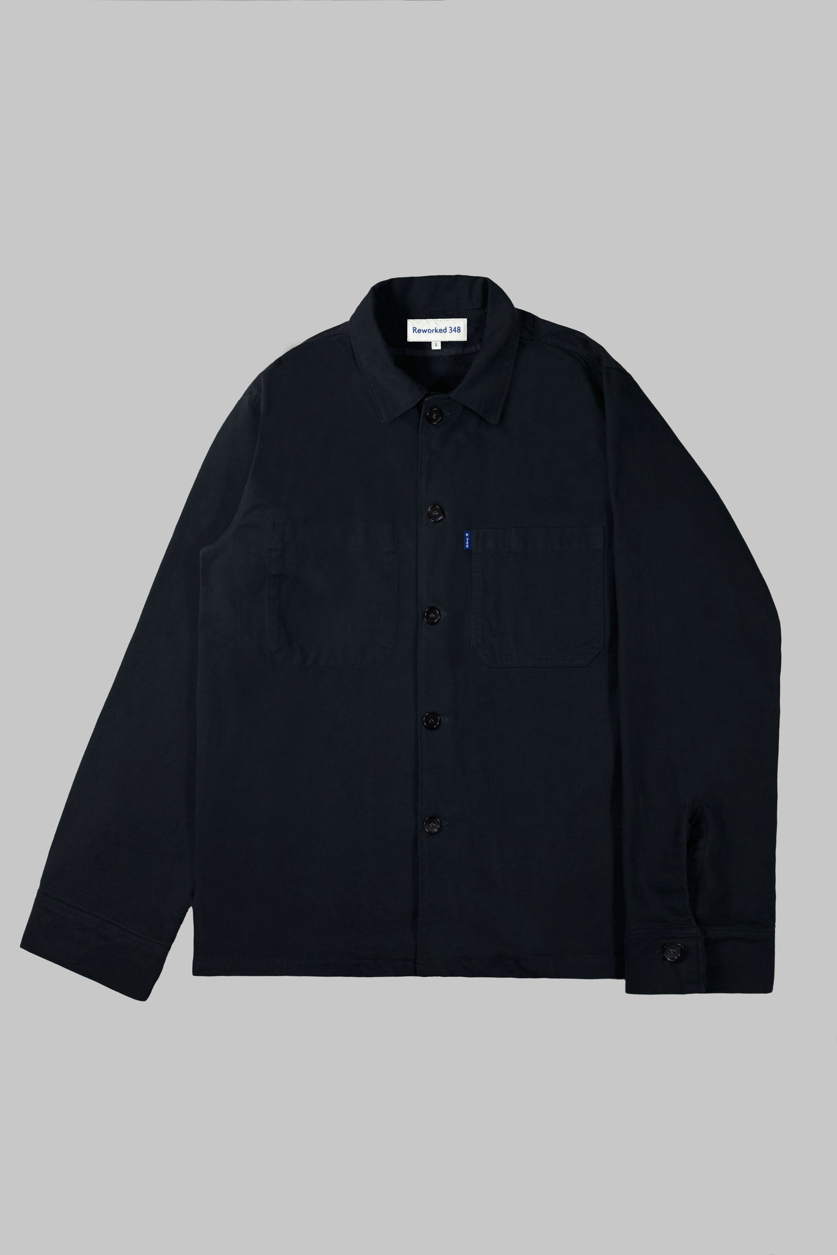 Mills Overshirt Dark Navy Blue