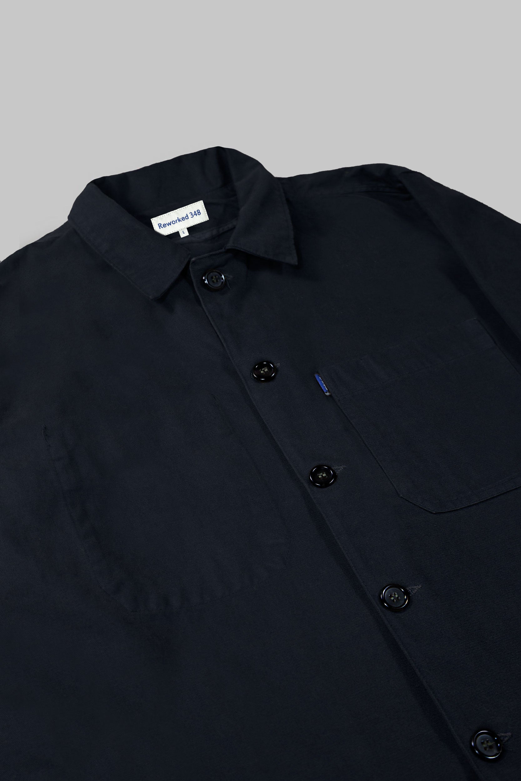 Mills Overshirt Dark Navy Blue