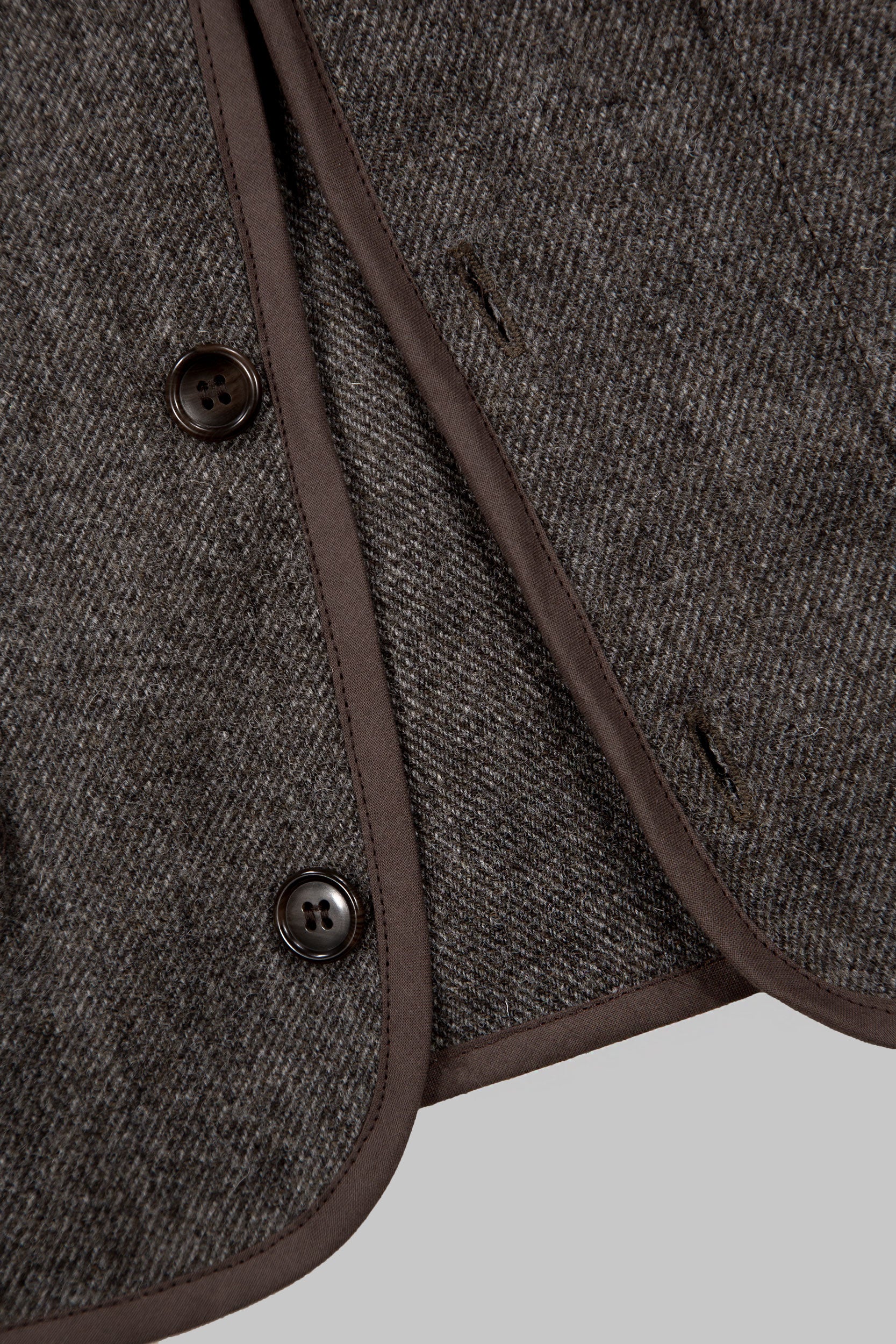 CRD Wool Button Jacket Oatmeal
