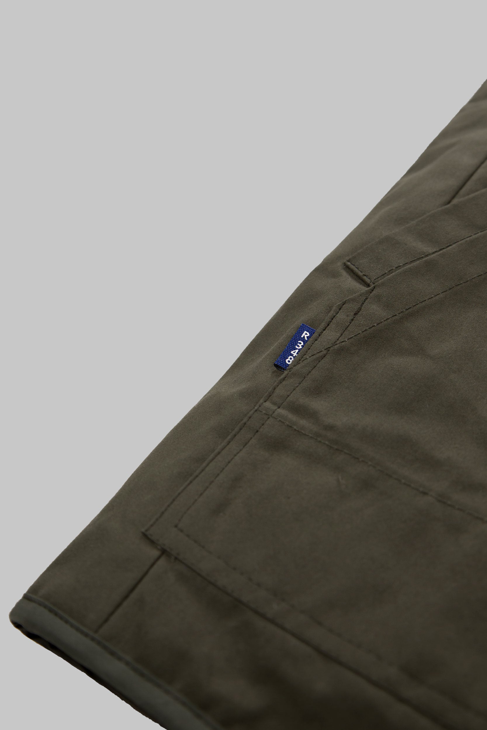 Kedleston Dry Wax Quilted V Vest Khaki