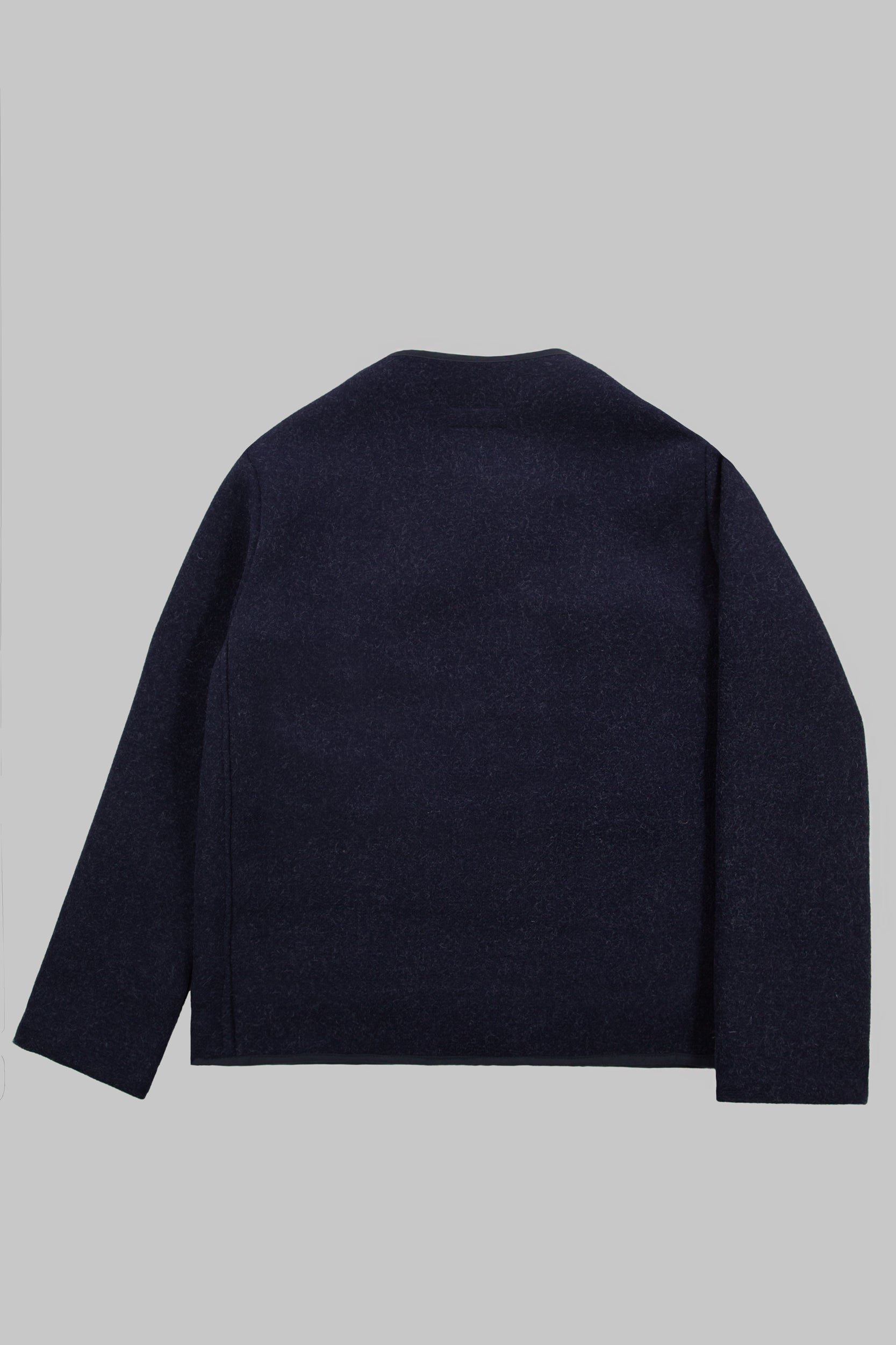 CRD Wool Button Jacket Dark Indigo