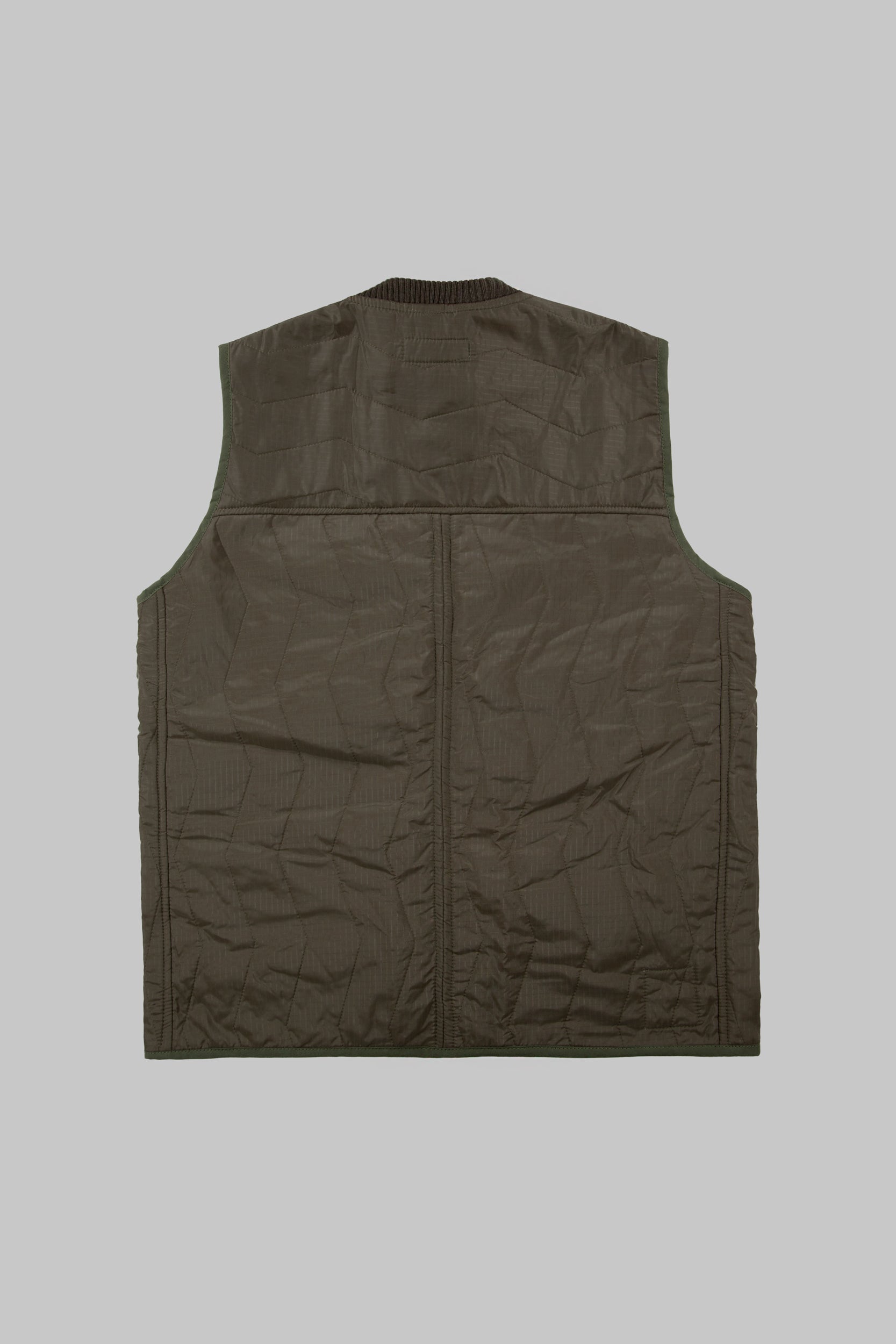 Tanker Panel High Neck Vest Khaki