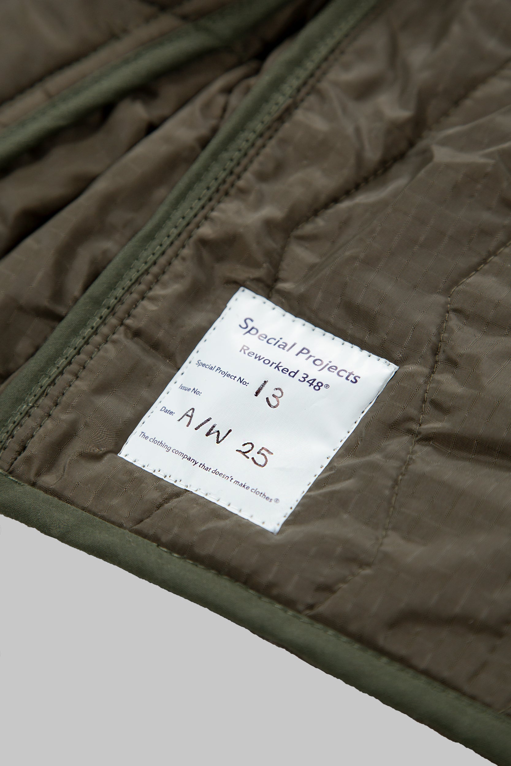 Tanker Panel High Neck Vest Khaki