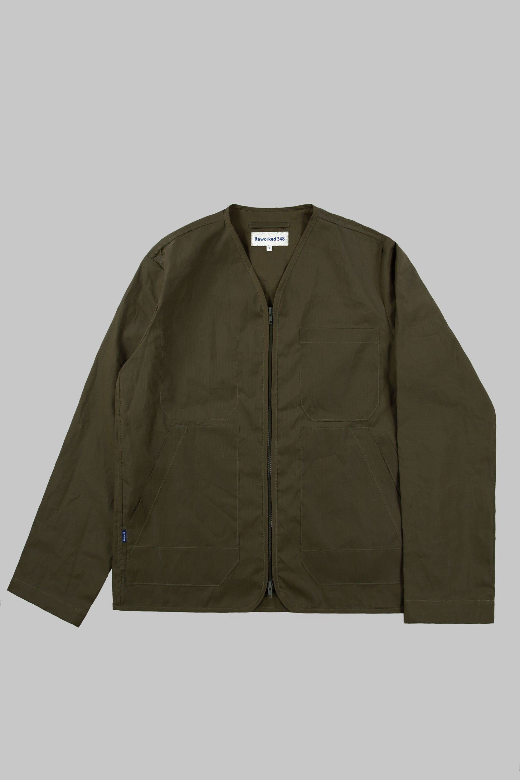 CRD Rip-Stop Zip Jacket Khaki – Reworked 348