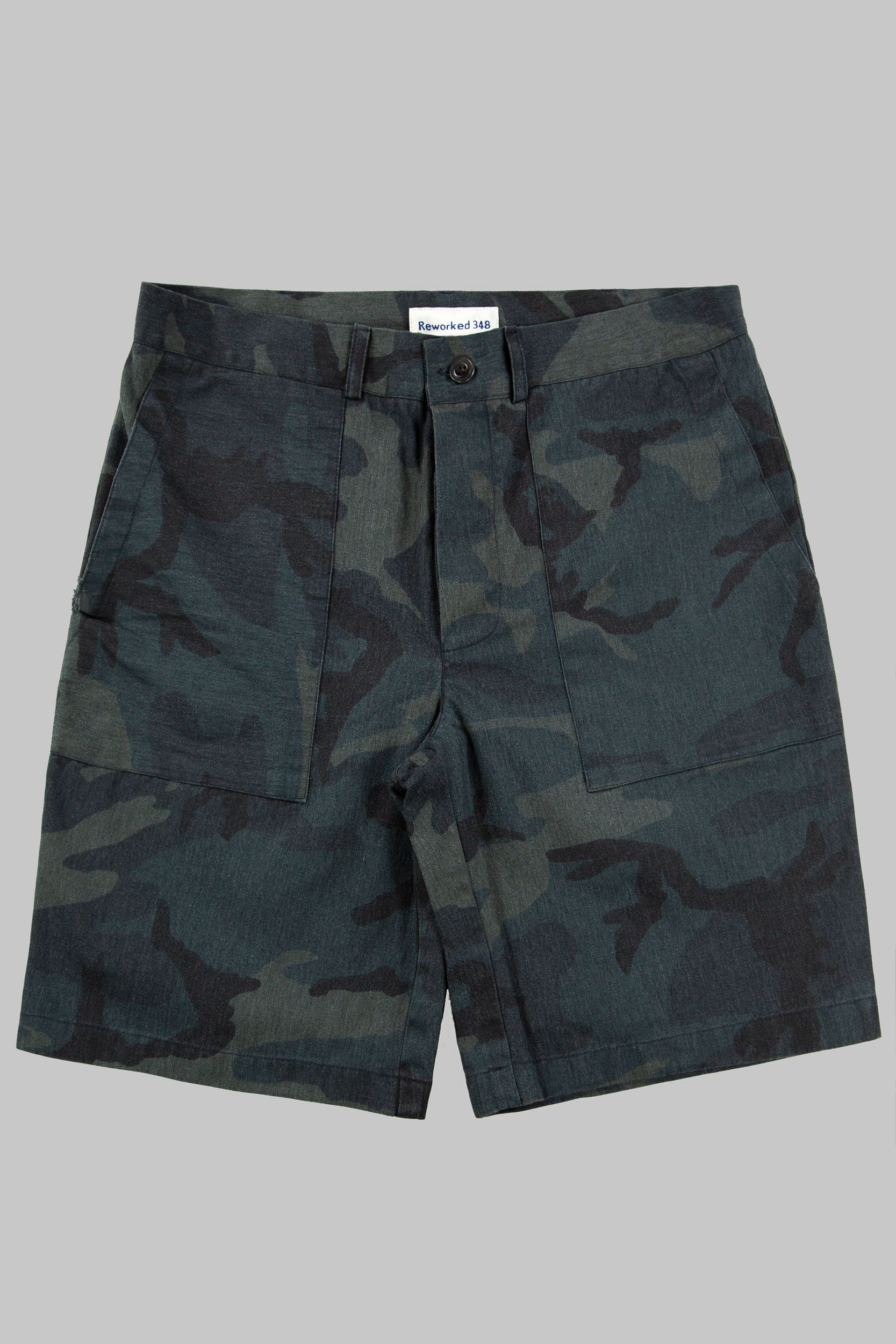 Arctic US Camo Utility Shorts Blue Grey