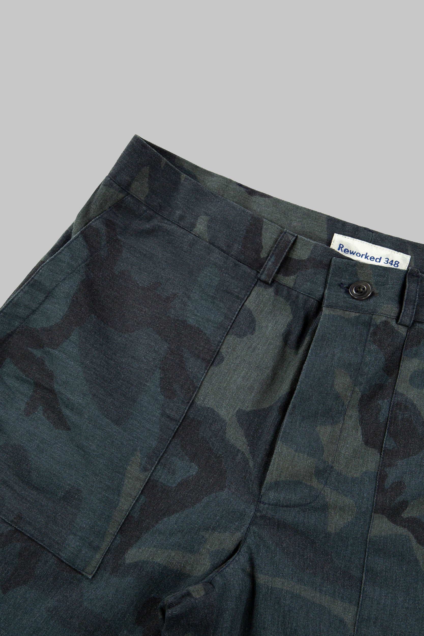 Arctic US Camo Utility Shorts Blue Grey