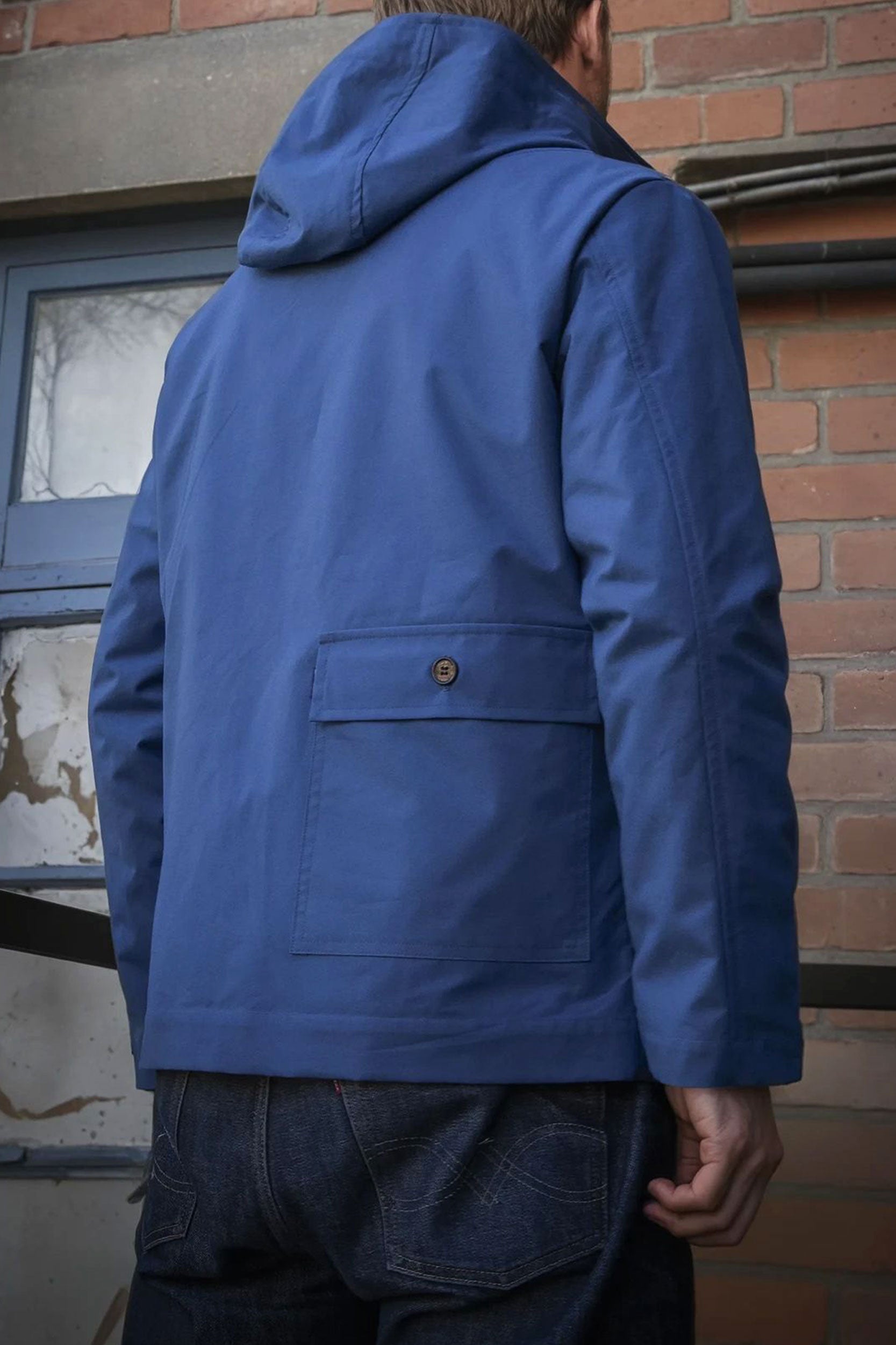 SP Hooded Tech Jacket Blue