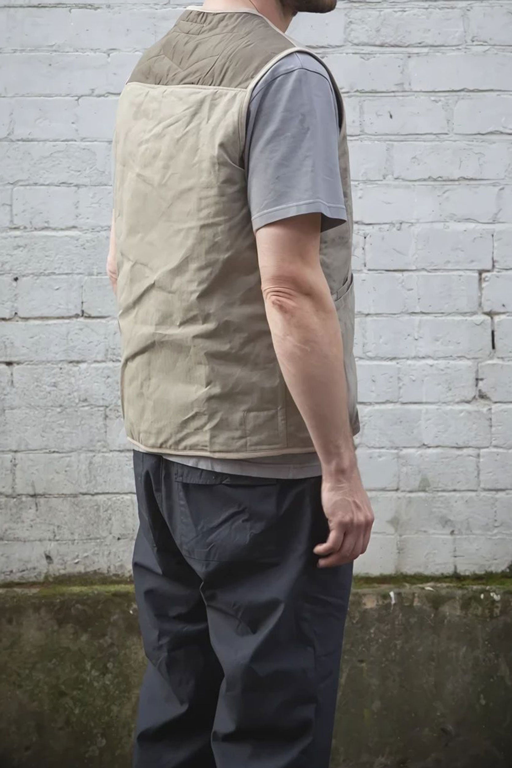 Rip-Stop Tank Panel V Vest Stone