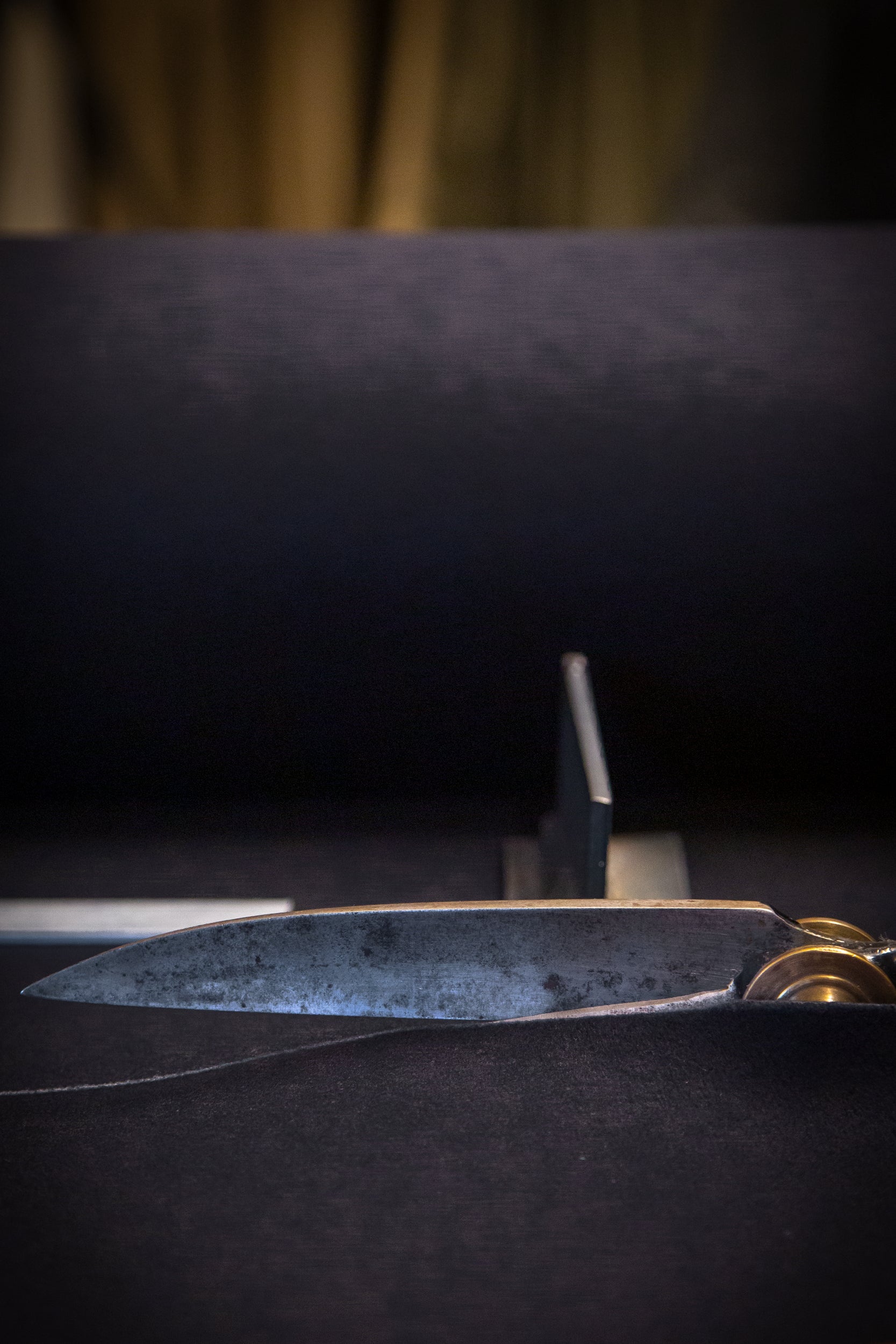 CRD Wool Button Jacket Darkest Navy Blue