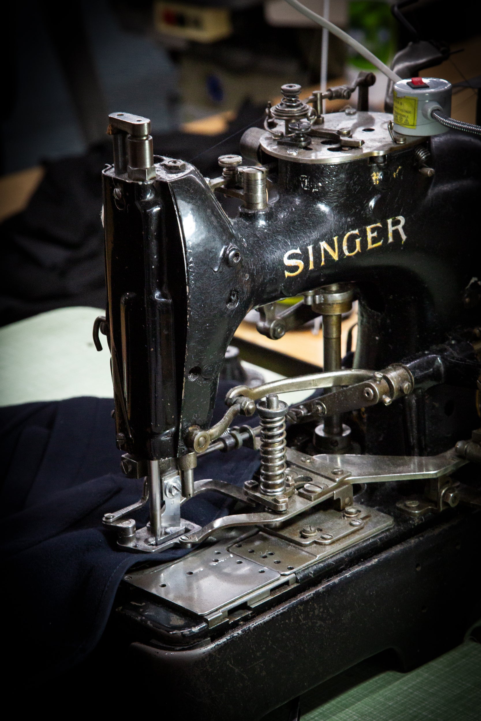 CRD Wool Button Jacket Darkest Navy Blue