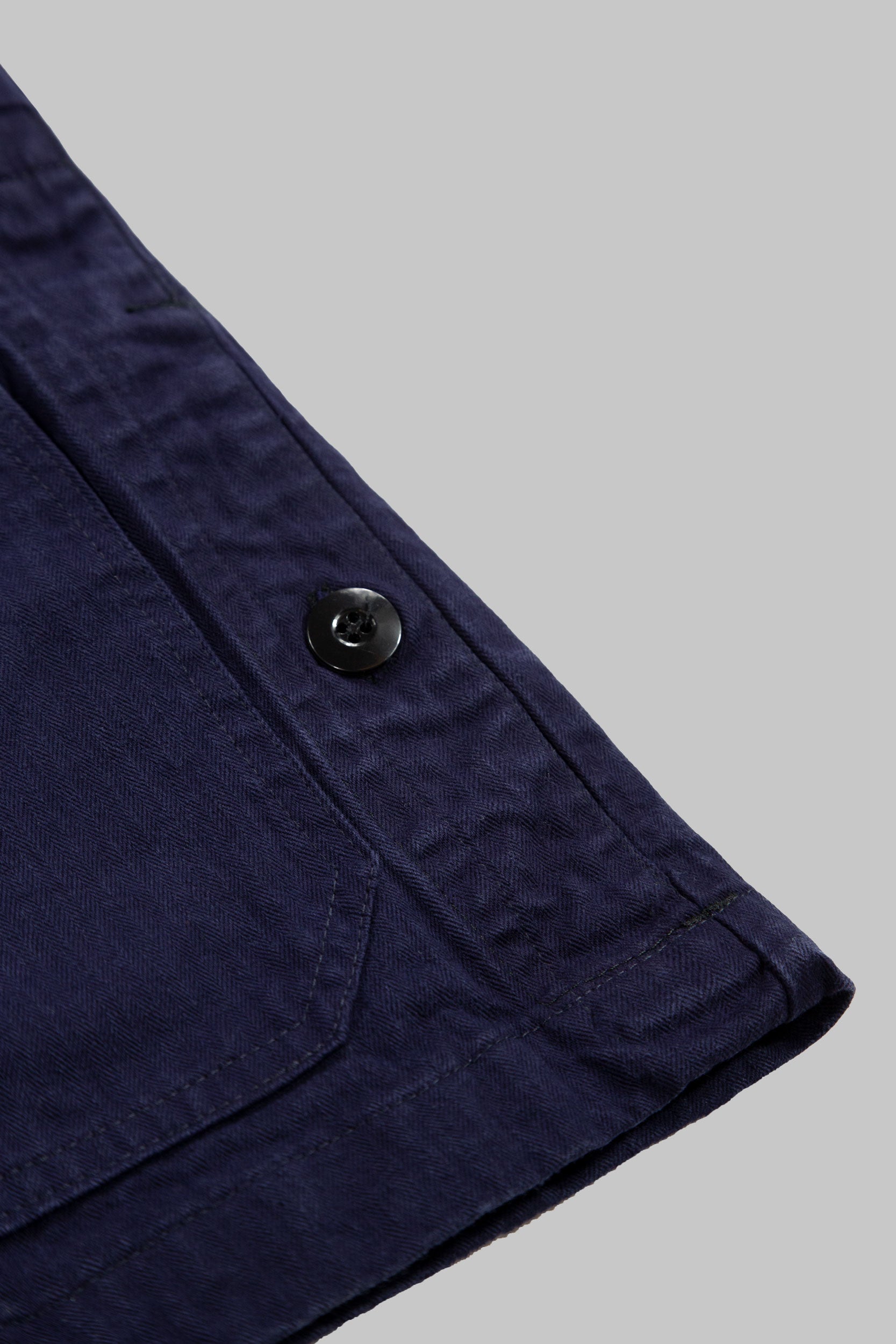 Herringbone Coverall Jacket Works Blue