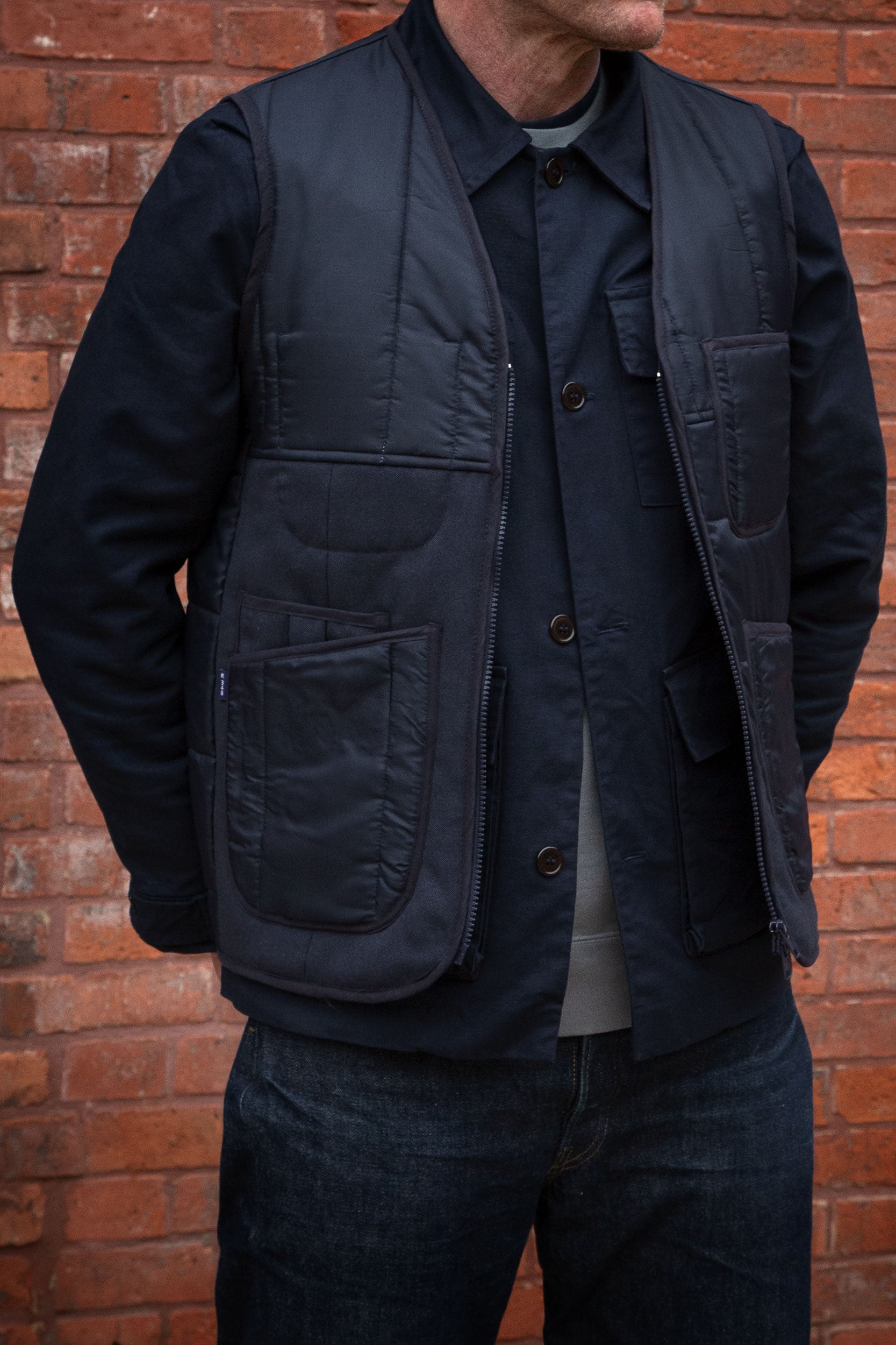 SP Utility Canvas Jacket Dark Blue