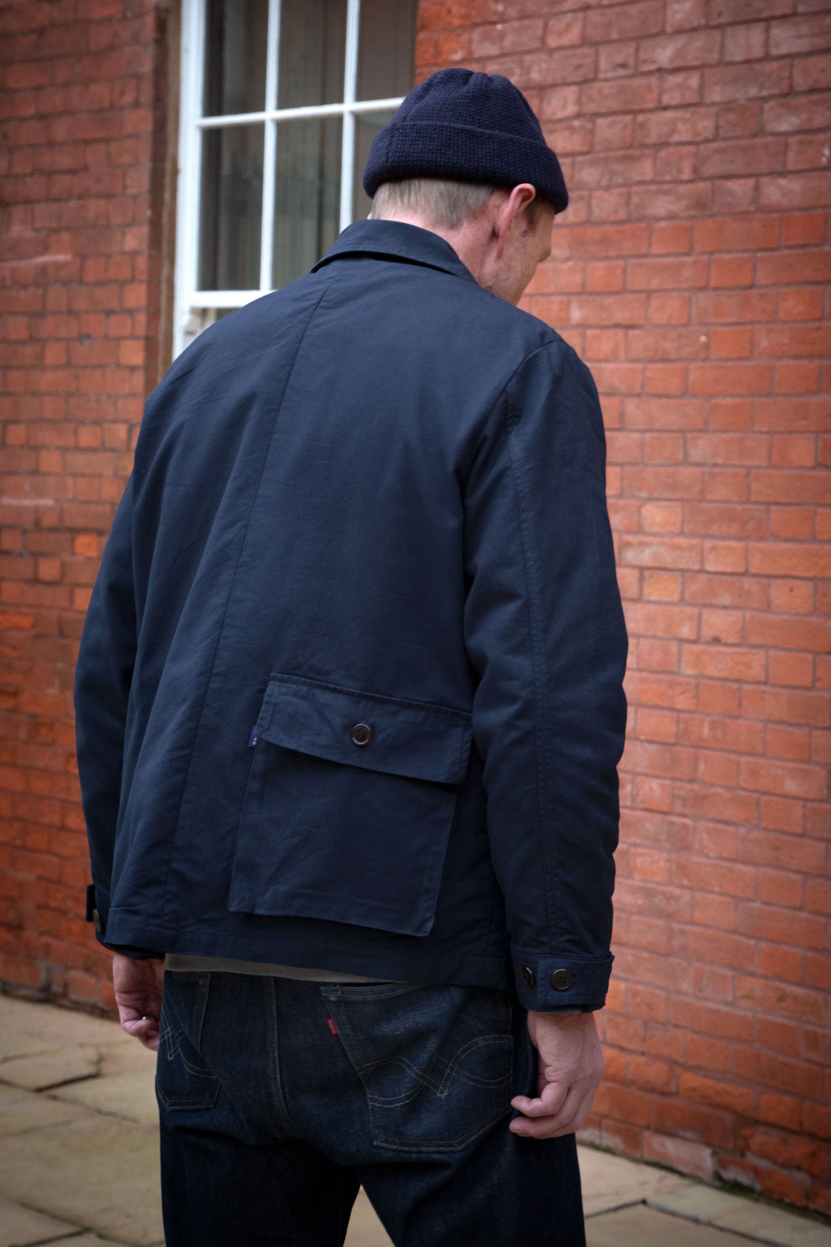 SP Utility Canvas Jacket Dark Blue
