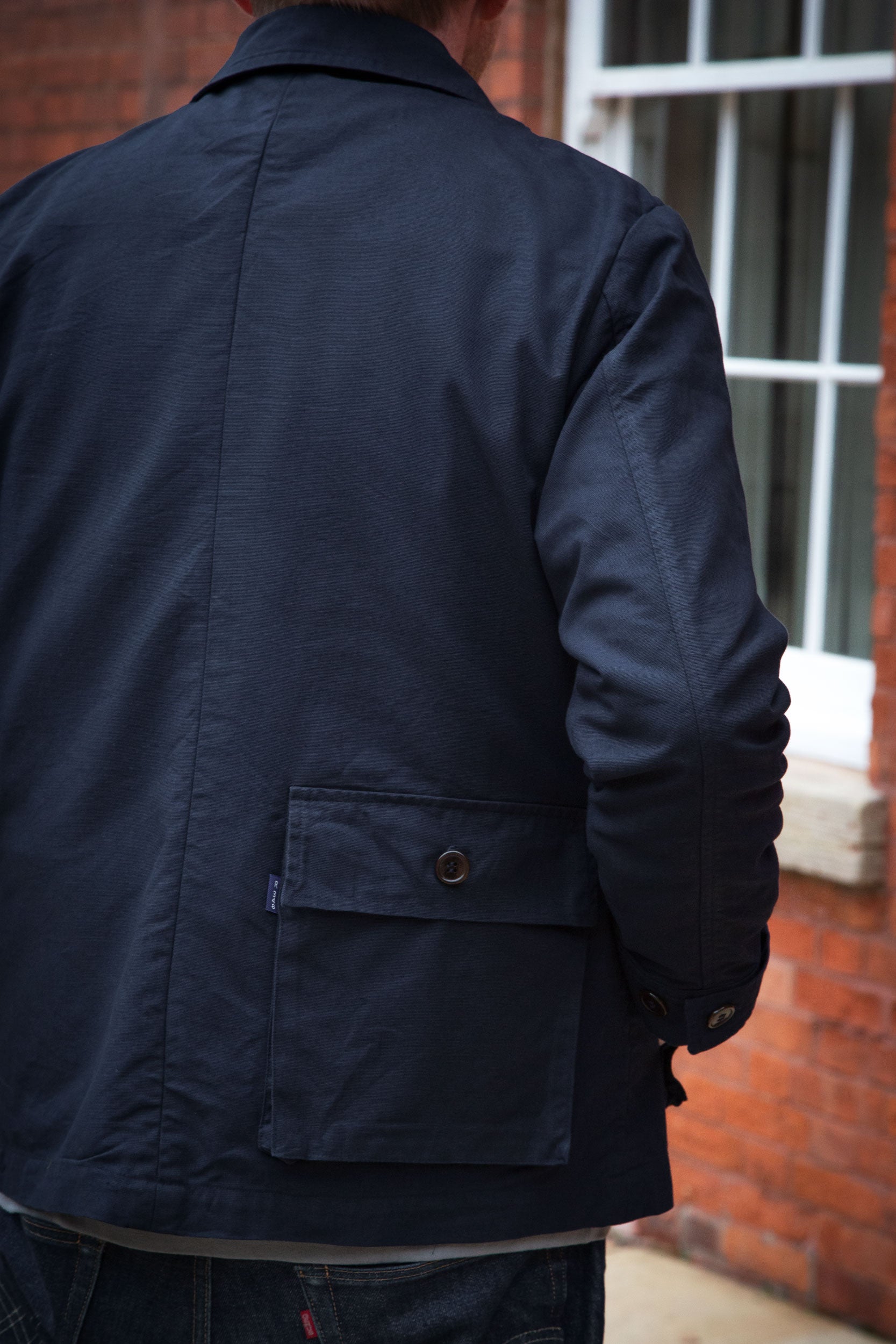 SP Utility Canvas Jacket Dark Blue
