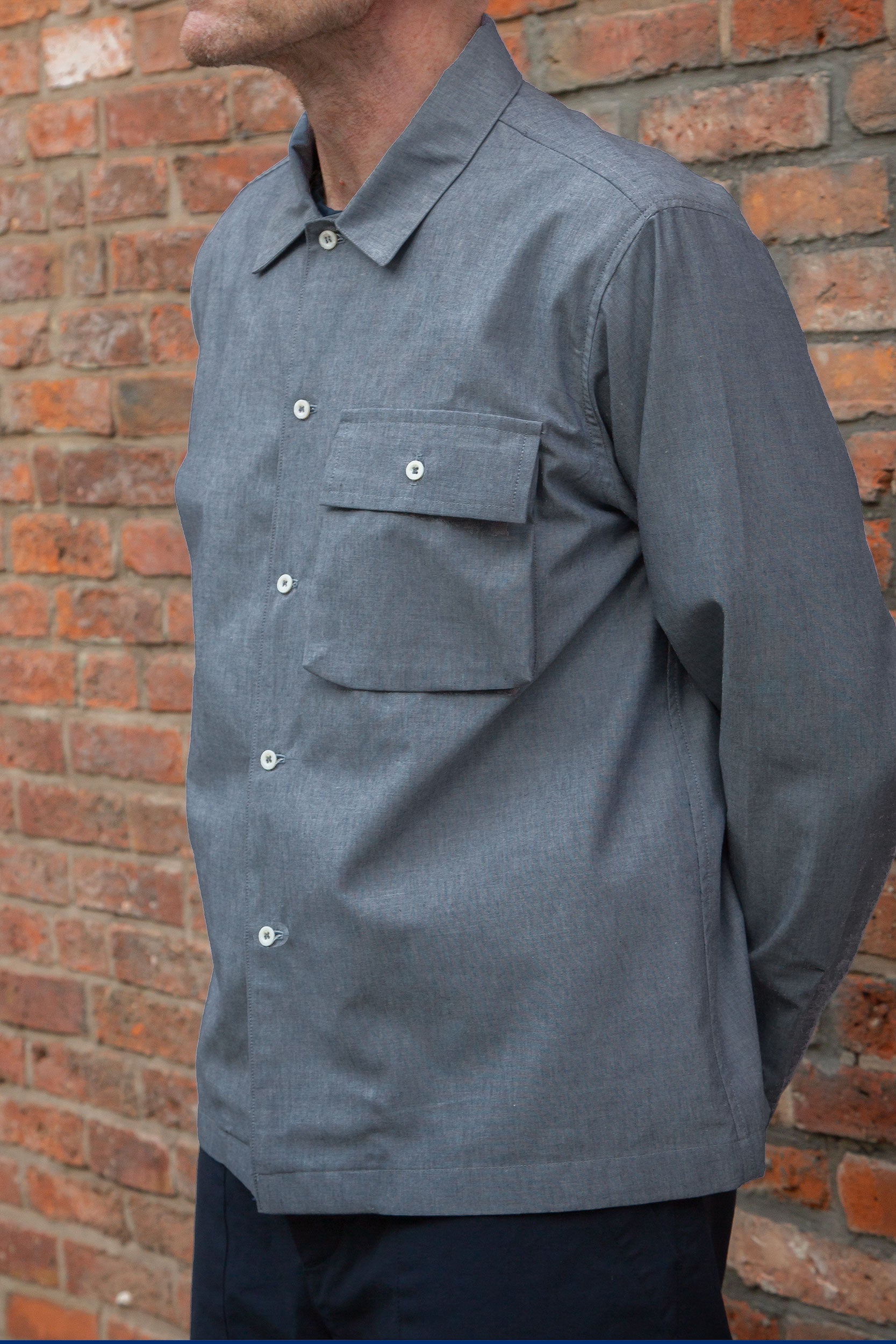 Derwent Chambray Shirt Indigo