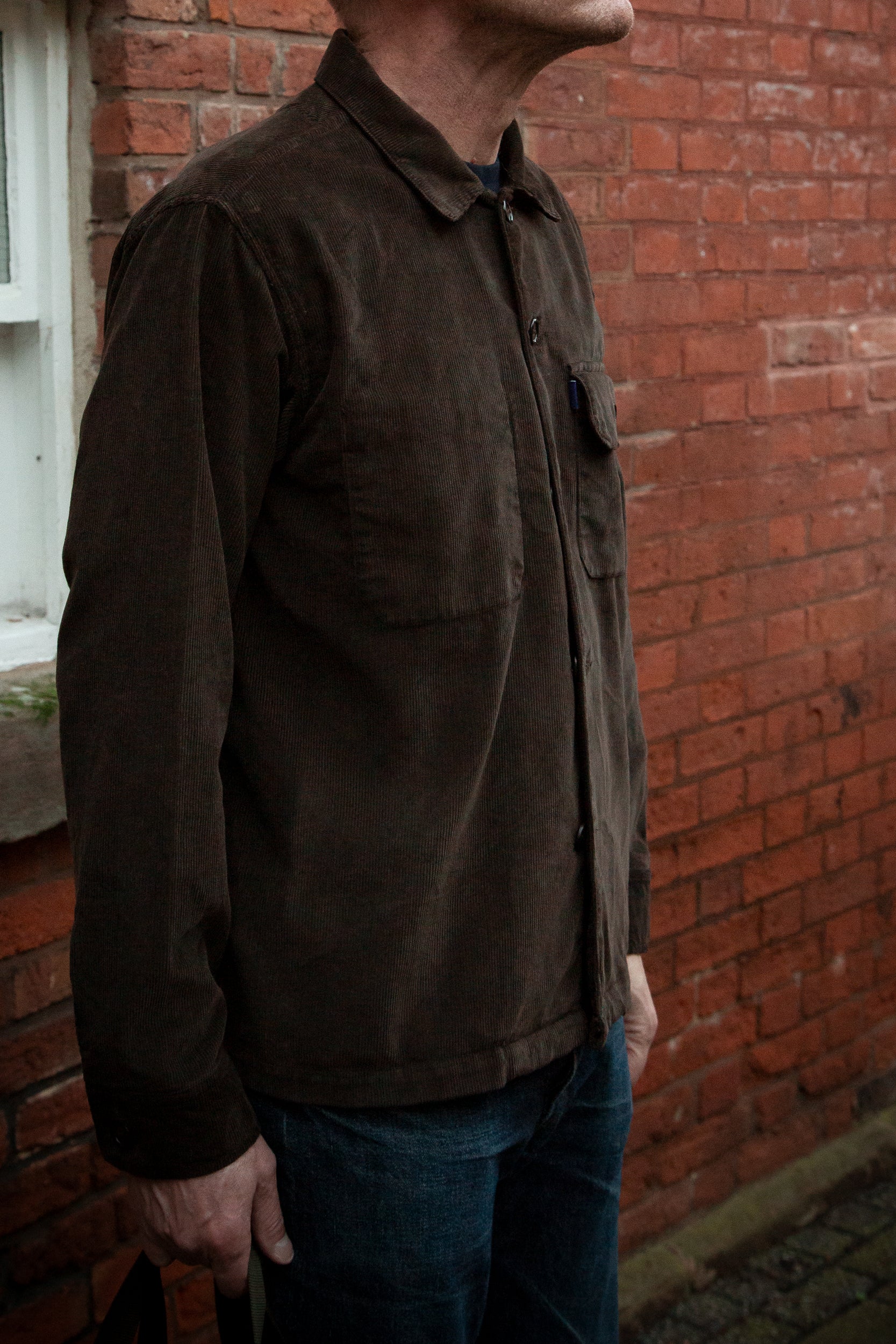 Darley Corduroy Overshirt Choco Brown