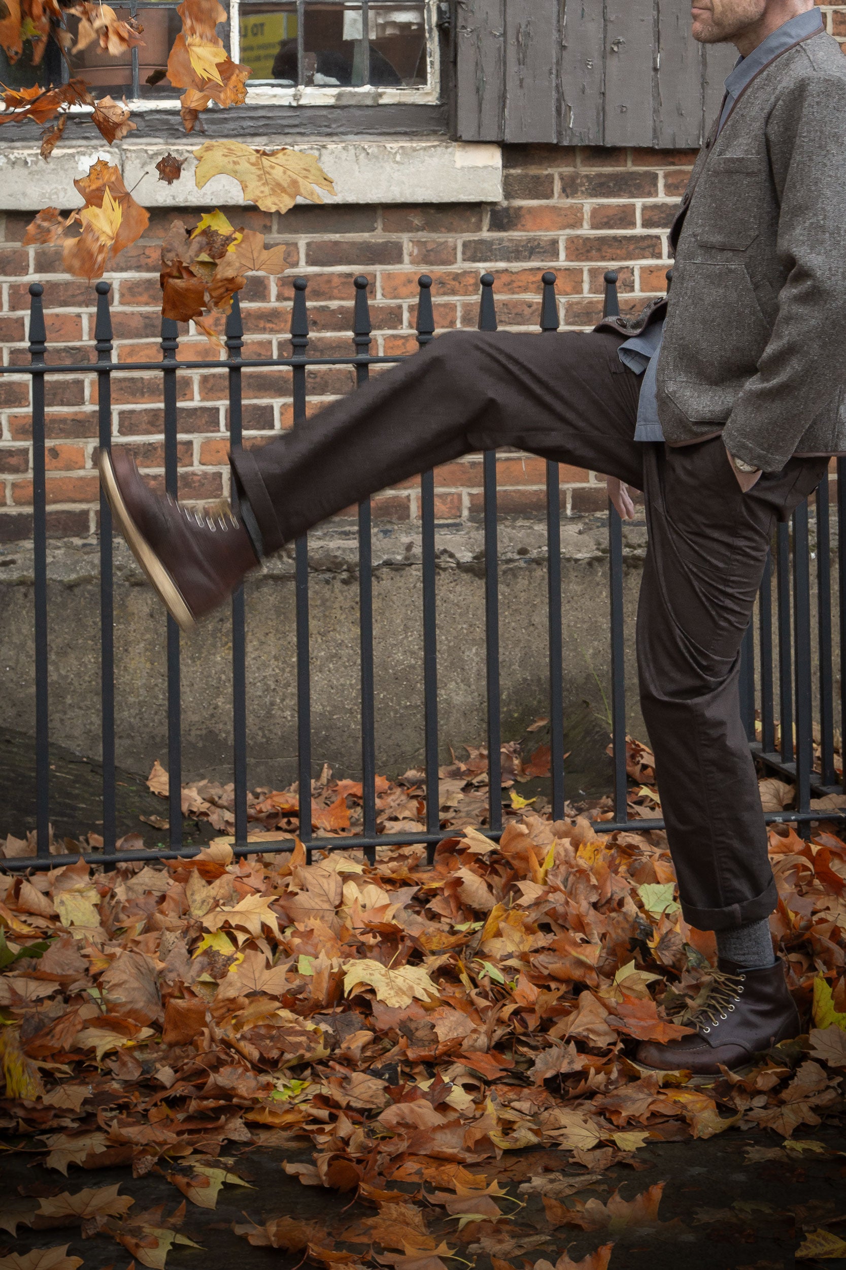 CRD Wool Button Jacket Oatmeal