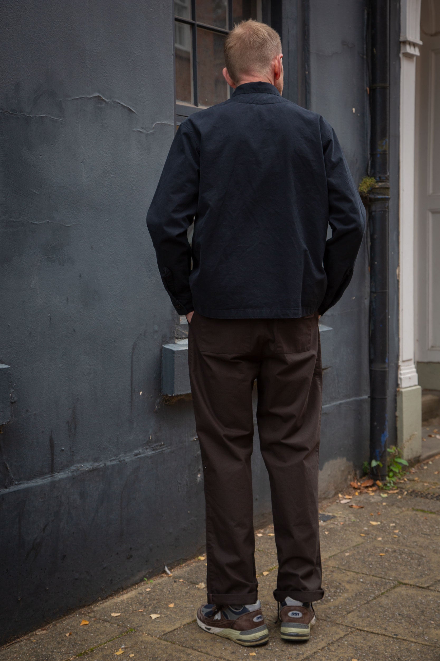 Mills Overshirt Dark Navy Blue