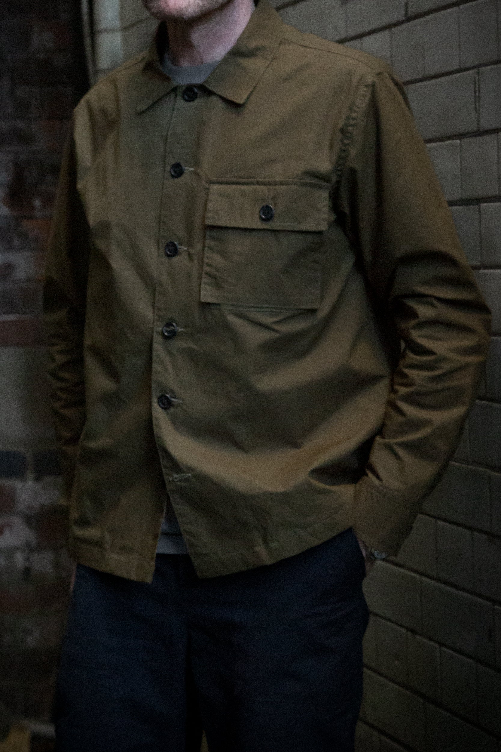 Derwent Overshirt Muted Olive