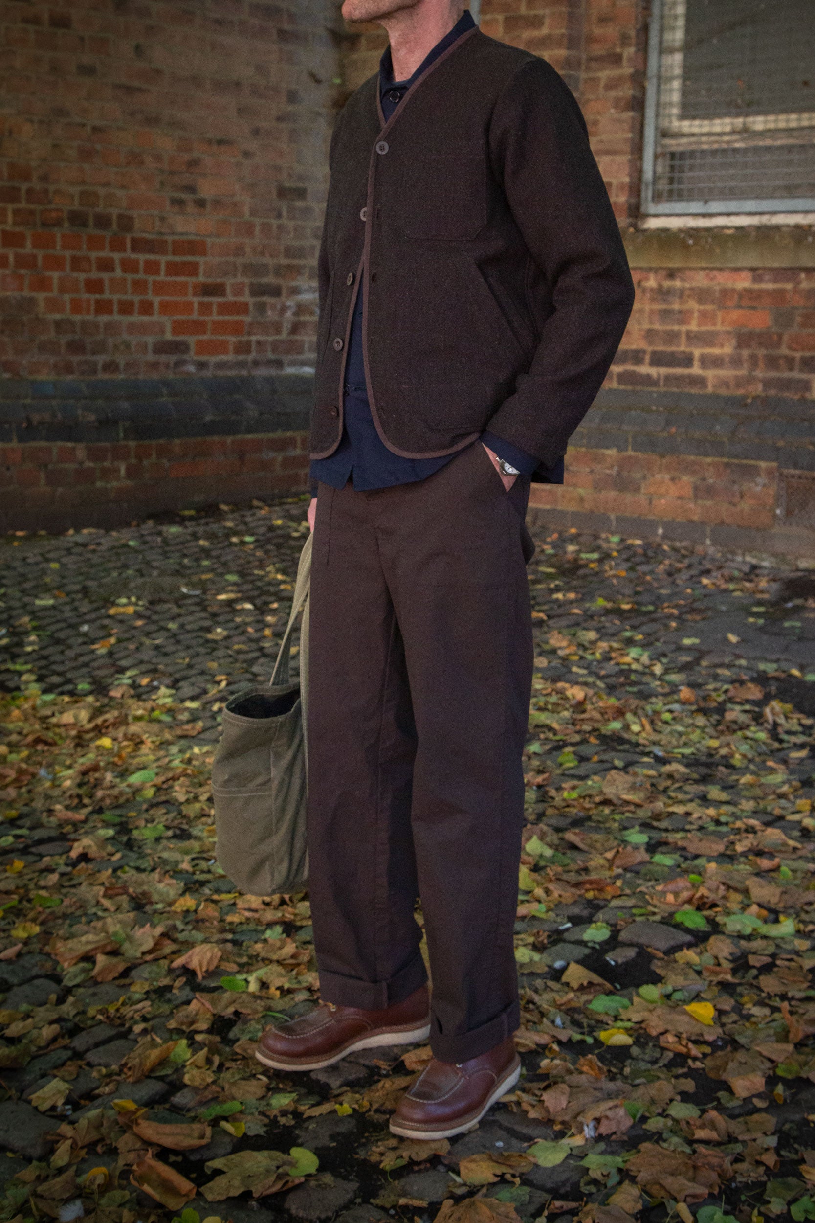 CRD Wool Button Jacket Mulberry