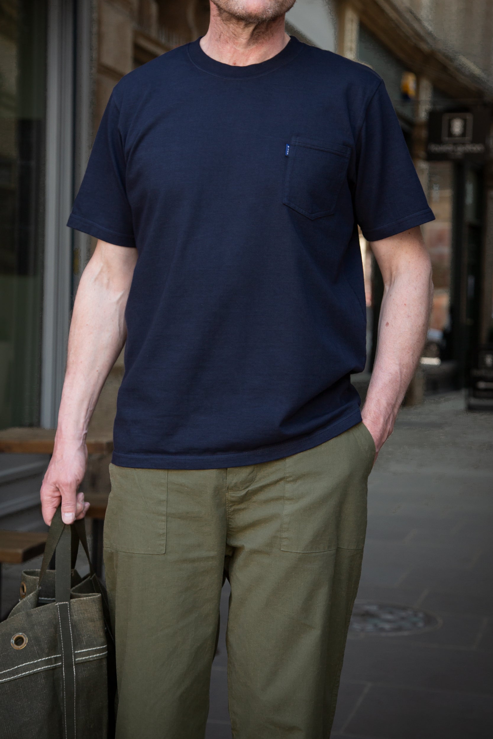 Pocket T-Shirt Deep Navy Blue