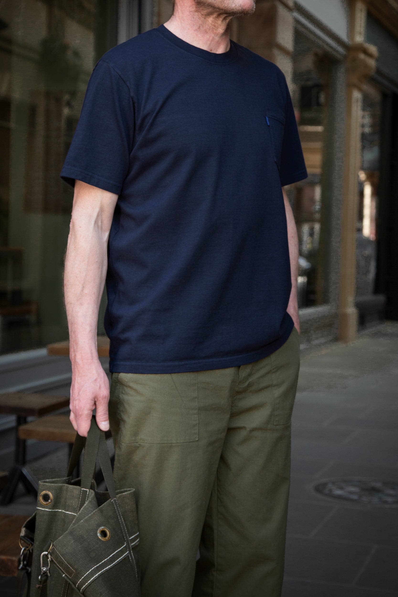 Pocket T-Shirt Deep Navy Blue