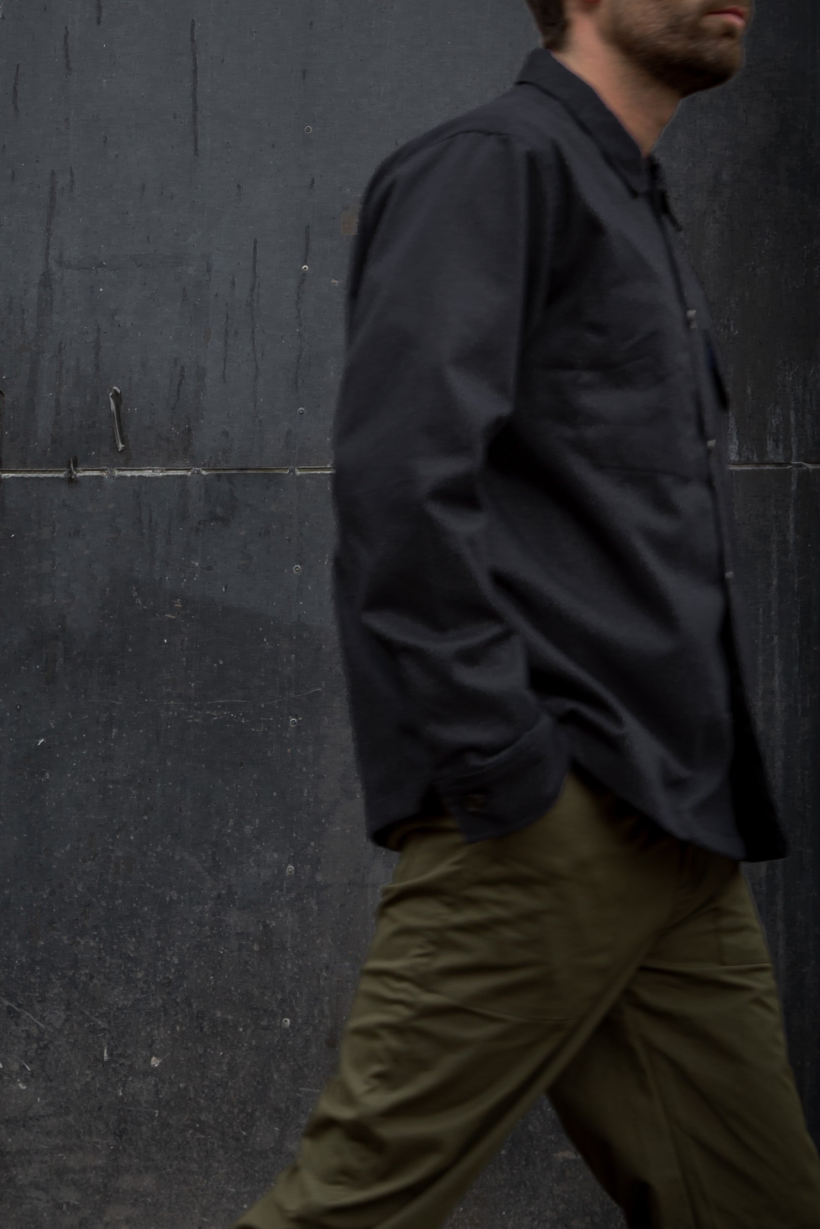 Darley Twill Overshirt Dark Navy Blue