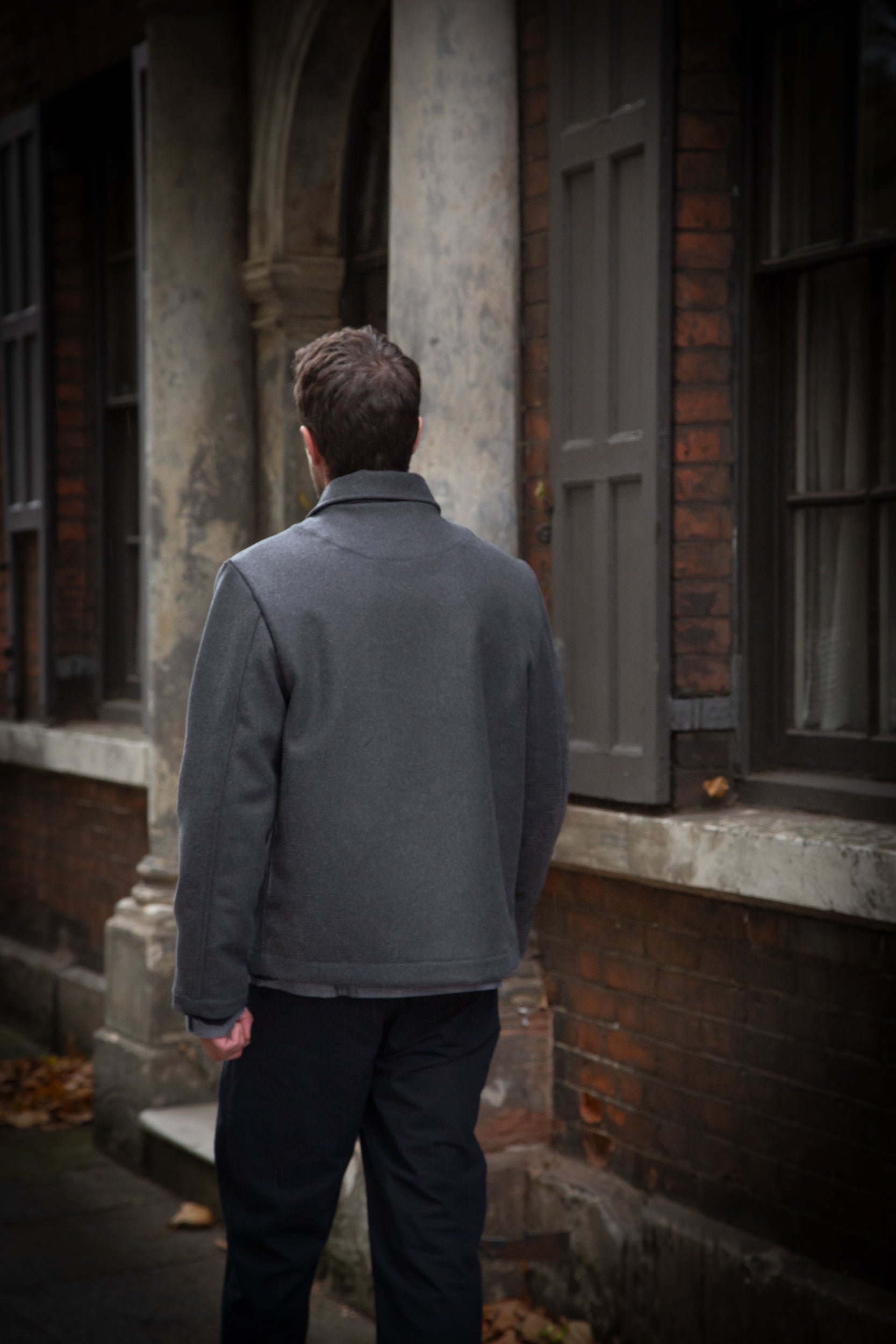 Works Wool Jacket Flat Grey