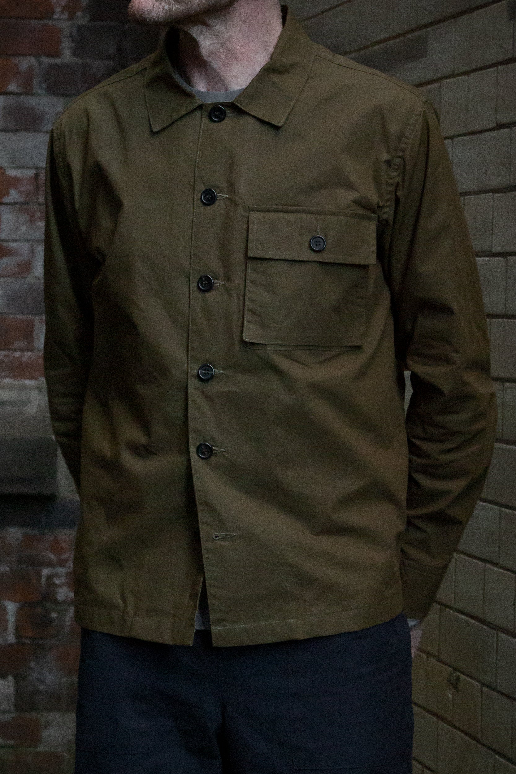 Derwent Overshirt Muted Olive