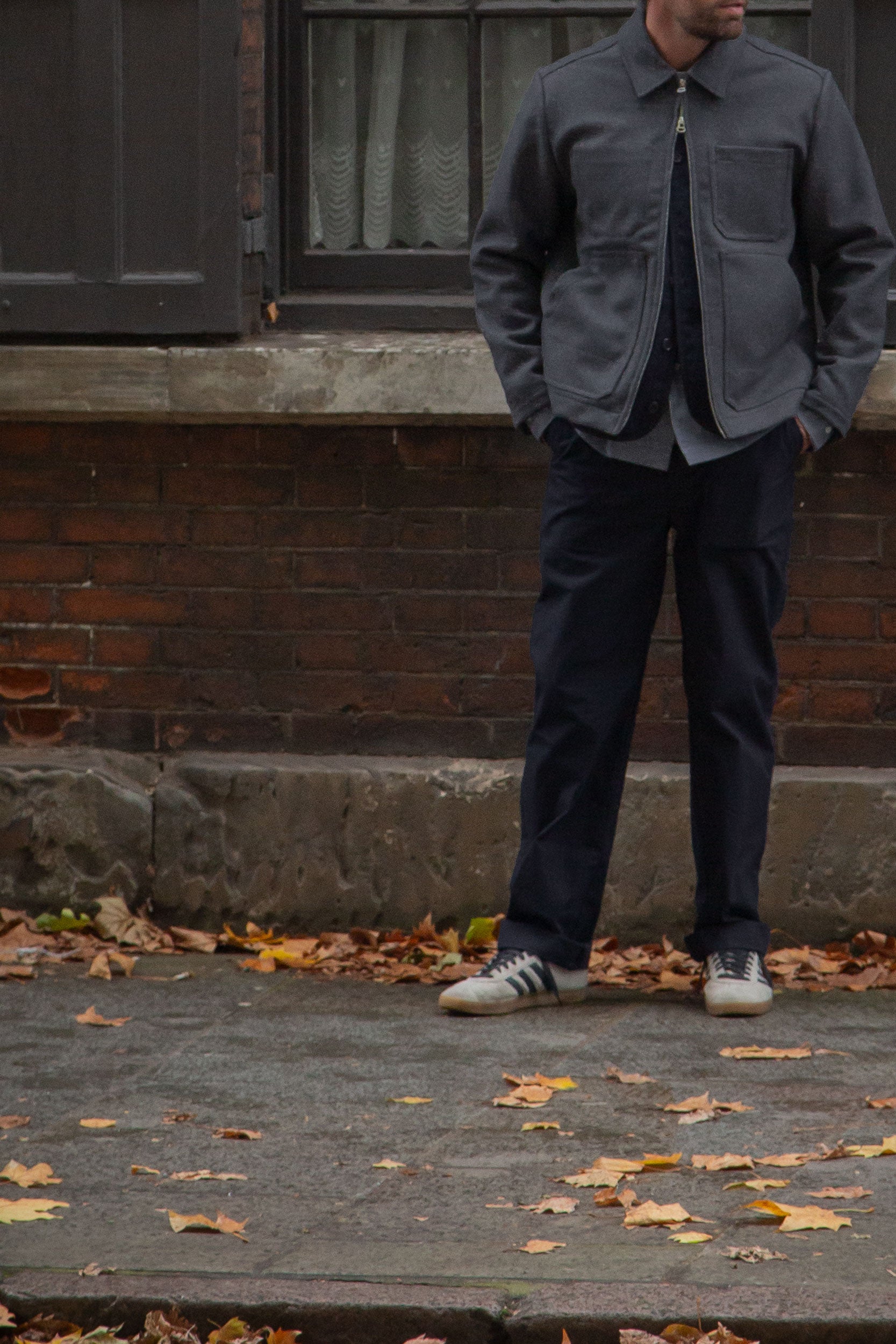 Works Wool Jacket Flat Grey