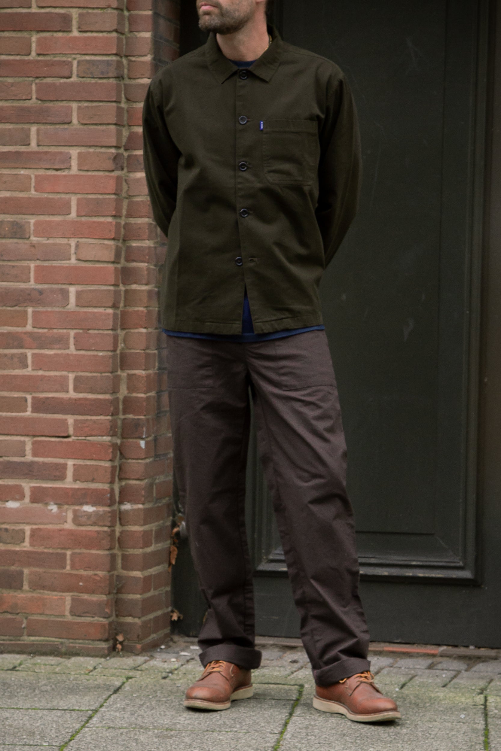 Mills Overshirt Deep Olive