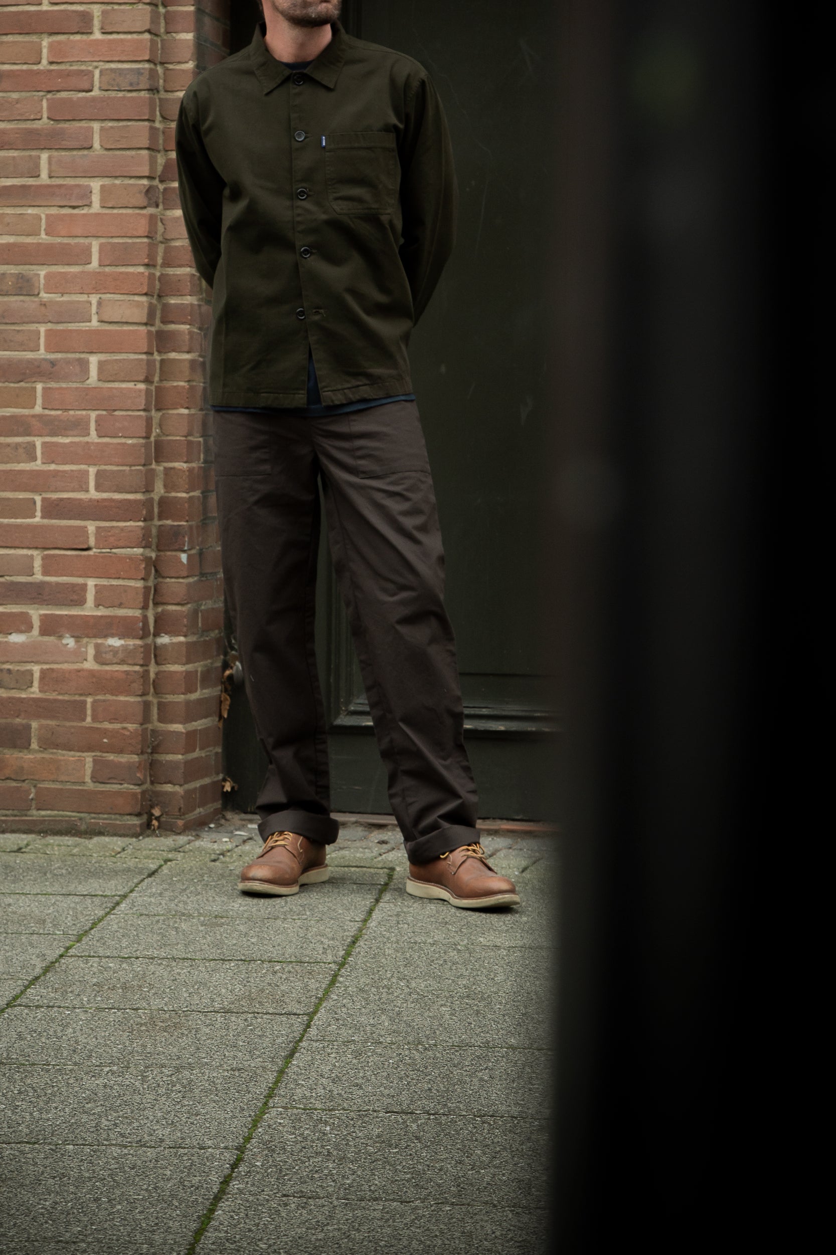 Mills Overshirt Deep Olive