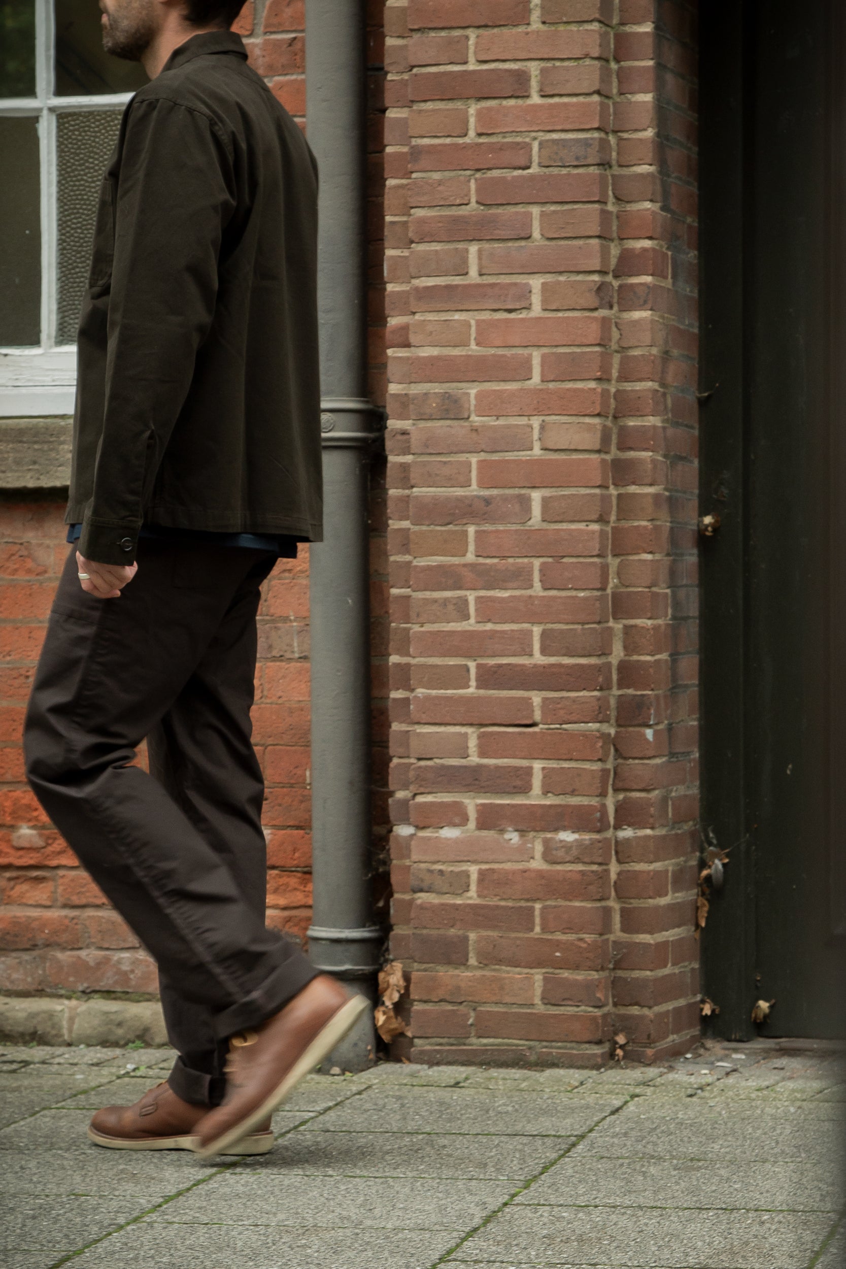 Mills Overshirt Deep Olive