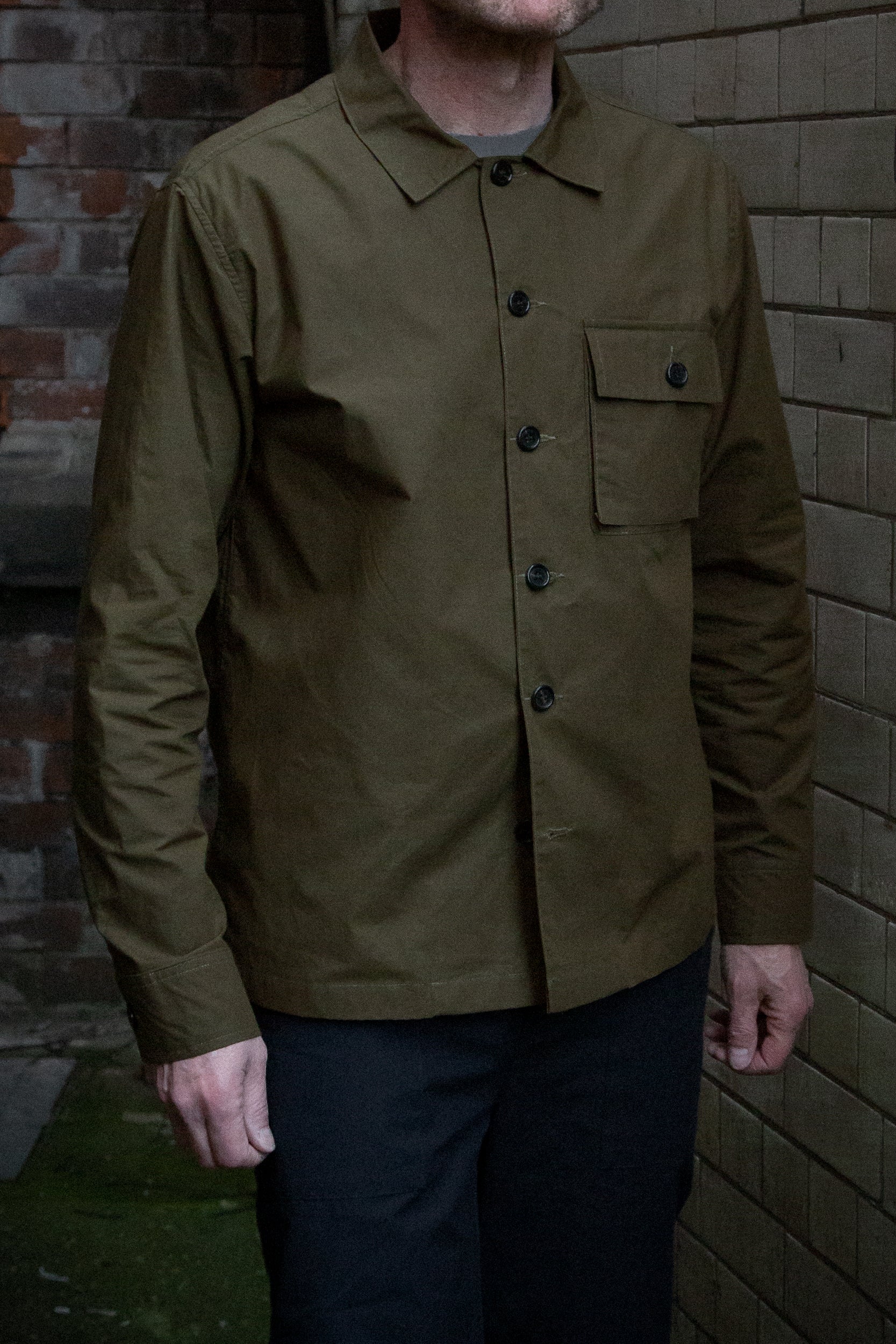 Derwent Overshirt Muted Olive