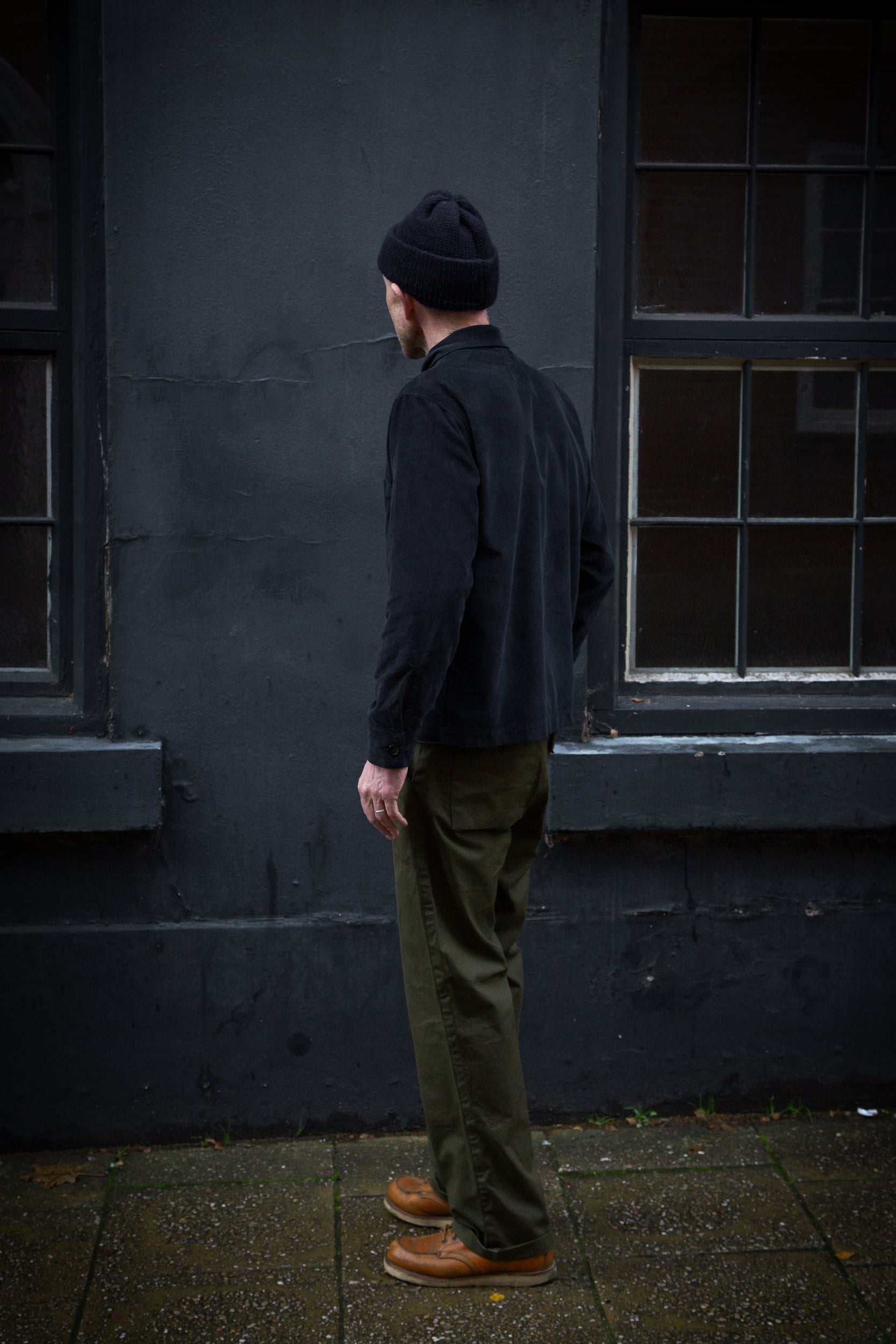 Mills Corduroy Overshirt Navy Blue