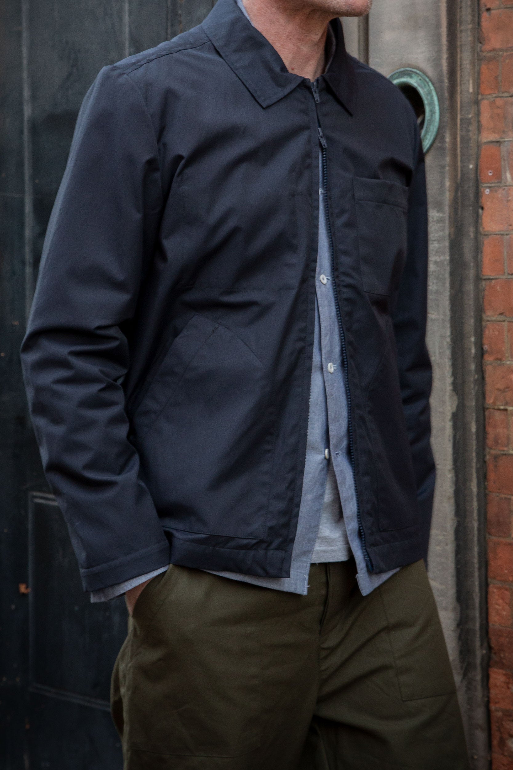 Utility Tech Jacket Dark Blue