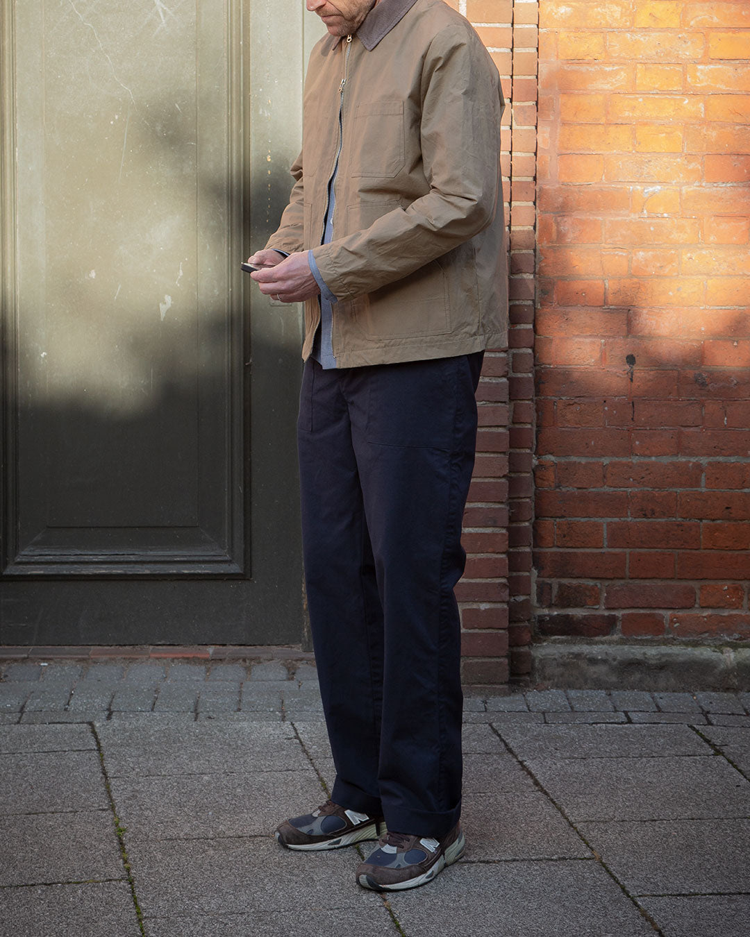Works Wax Jacket Stone