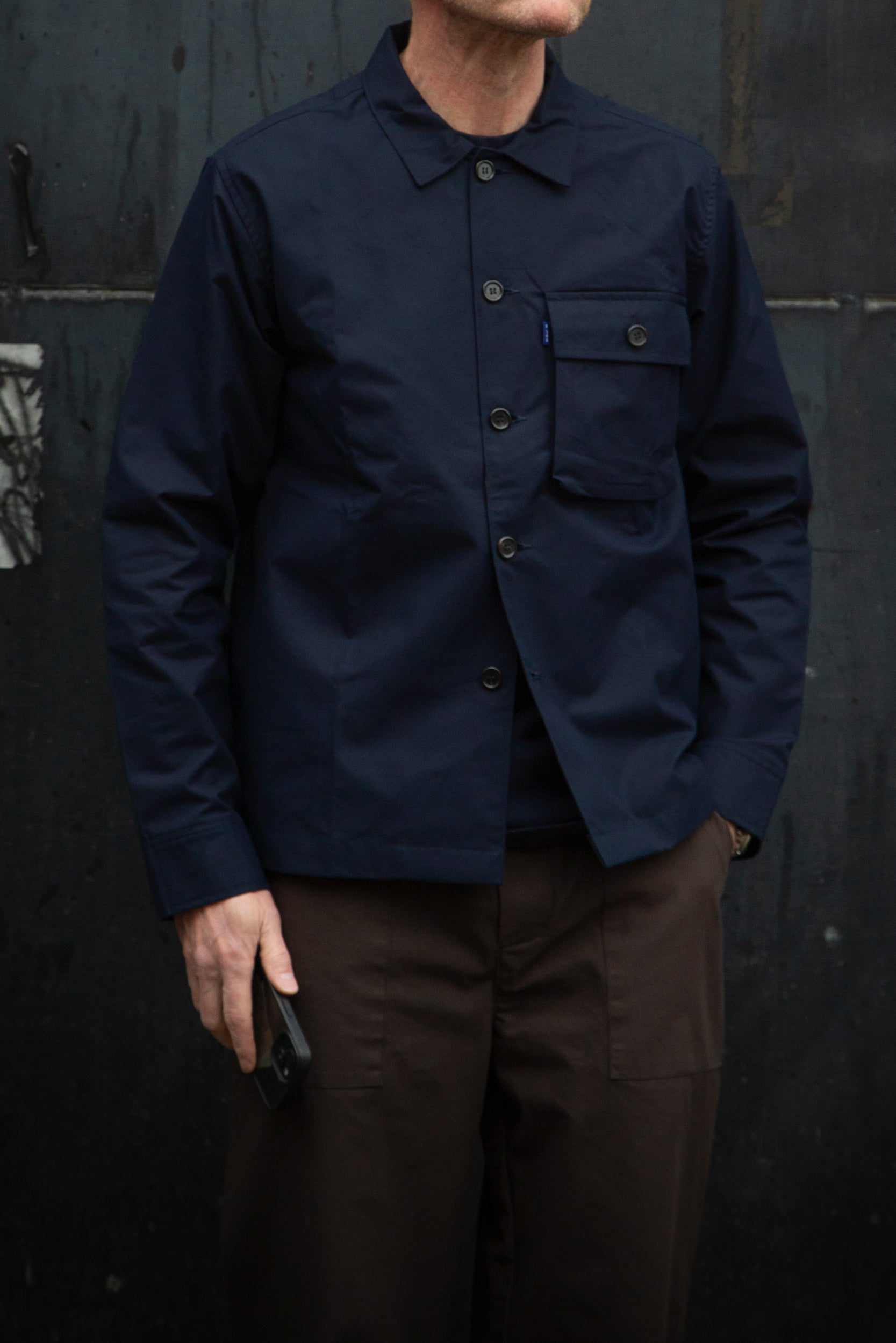 Derwent Overshirt Dark Navy