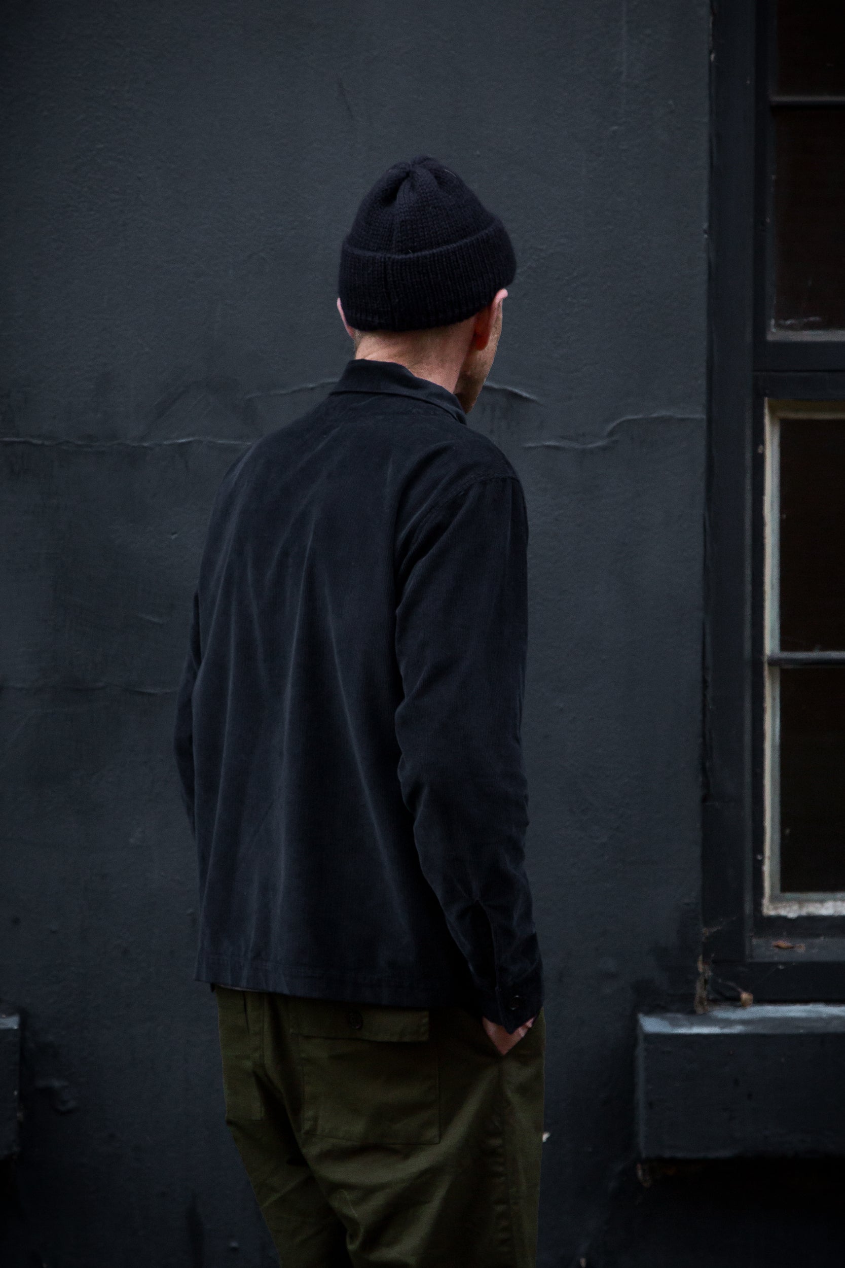 Mills Corduroy Overshirt Navy Blue