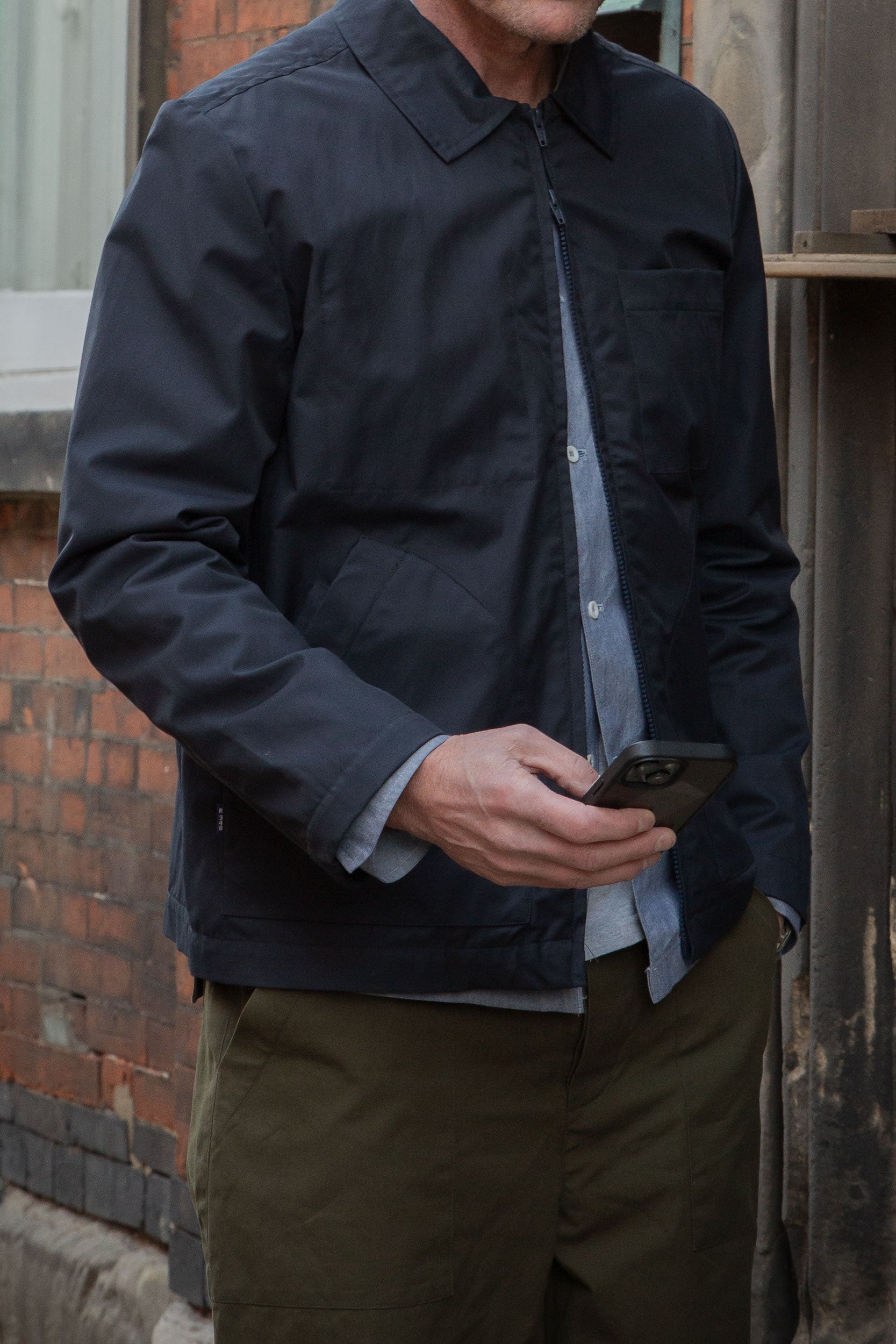 Utility Tech Jacket Dark Blue