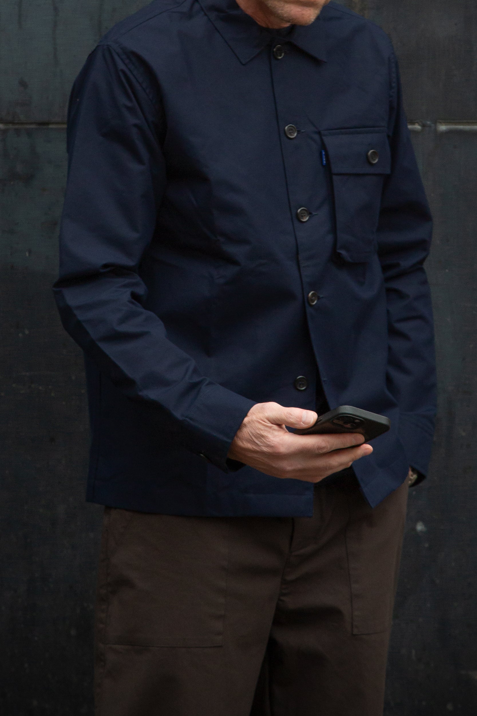 Derwent Overshirt Dark Navy