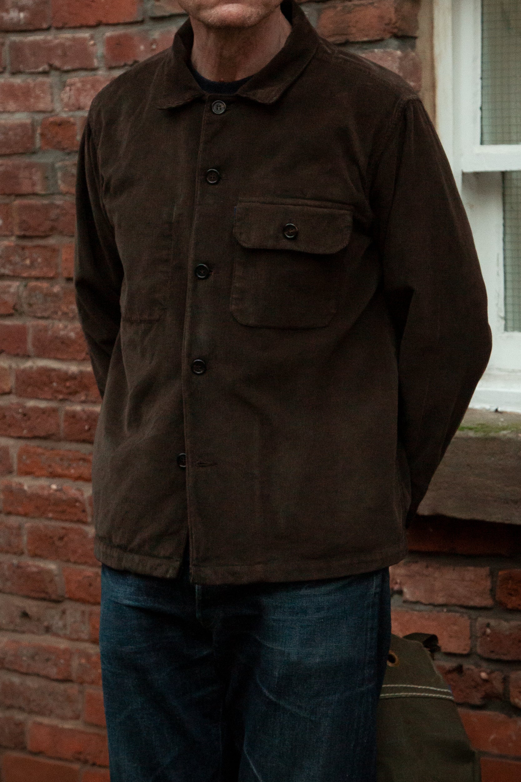 Darley Corduroy Overshirt Choco Brown