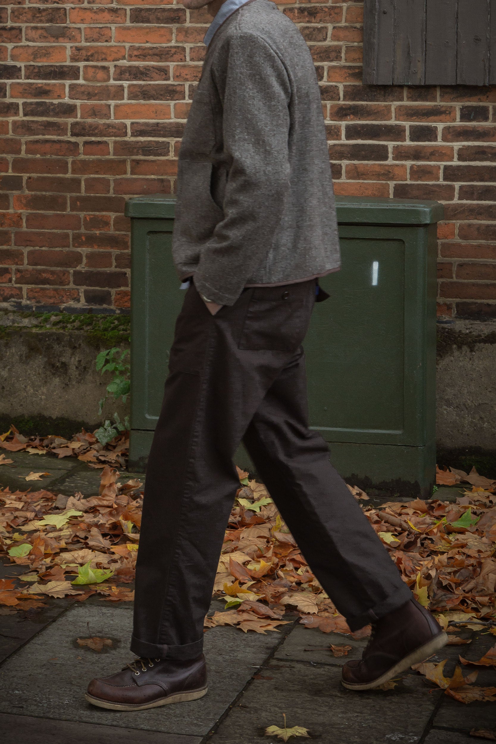 CRD Wool Button Jacket Oatmeal