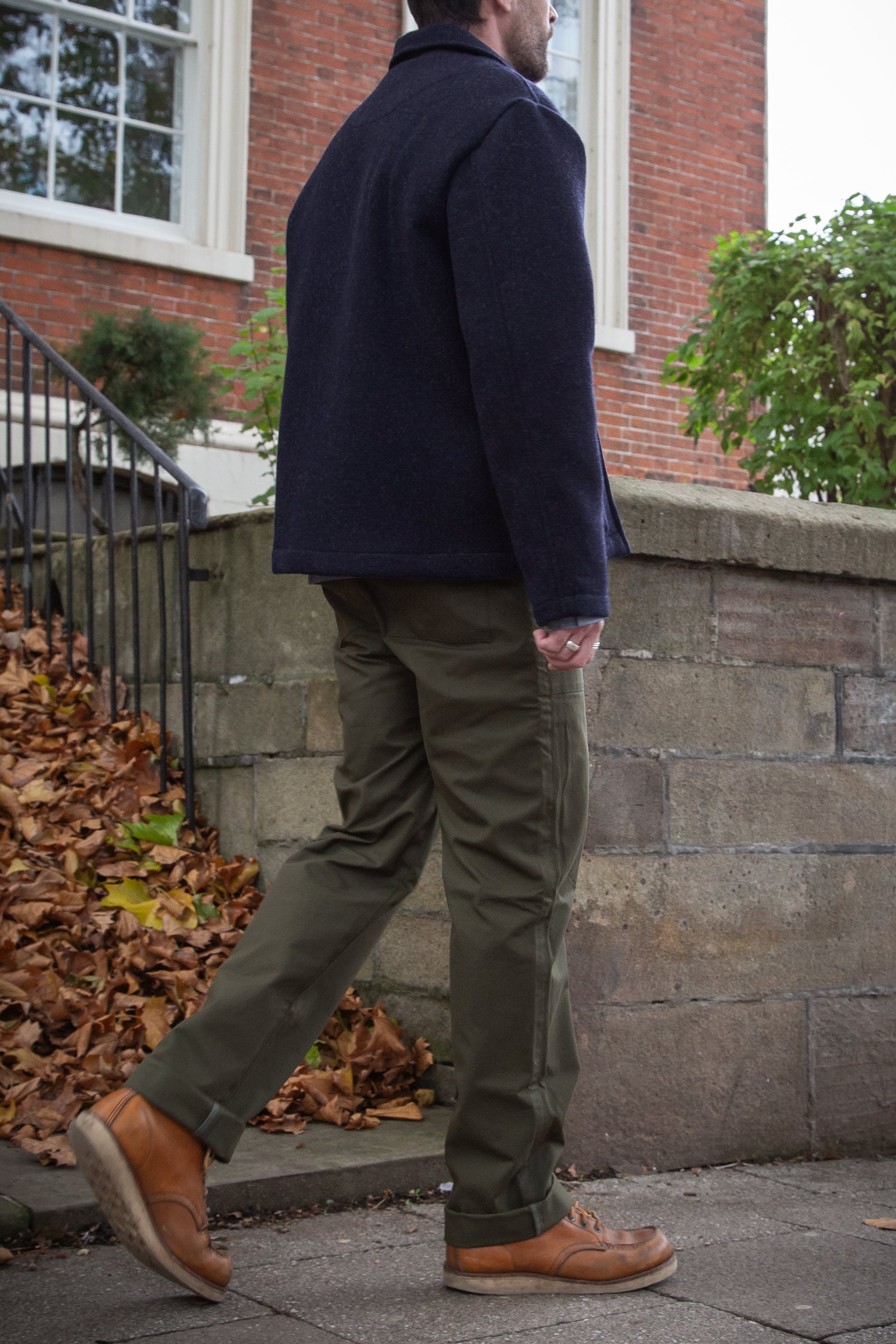 Works Wool & Cotton Jacket Dark Indigo