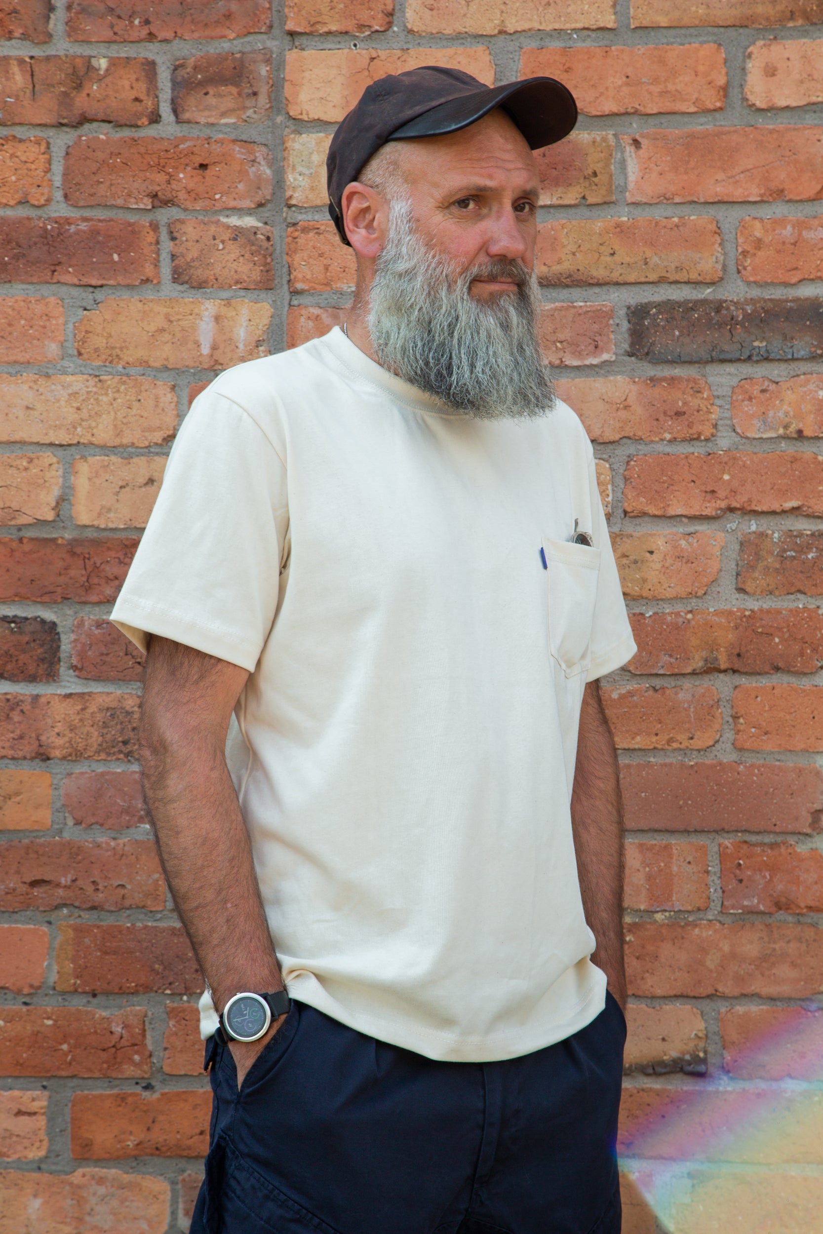 Pocket T-Shirt Natural Ecru
