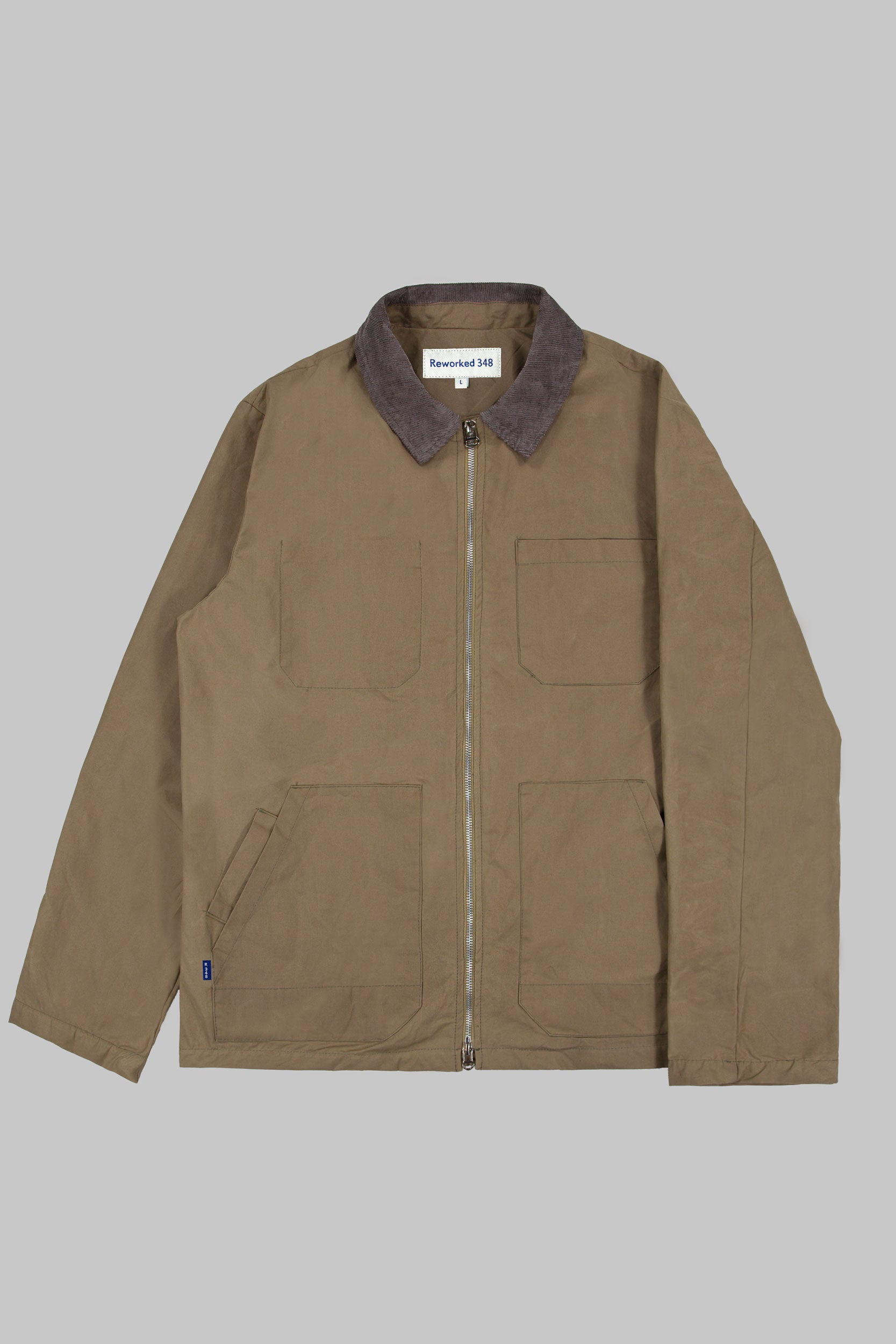 Works Wax Jacket Stone
